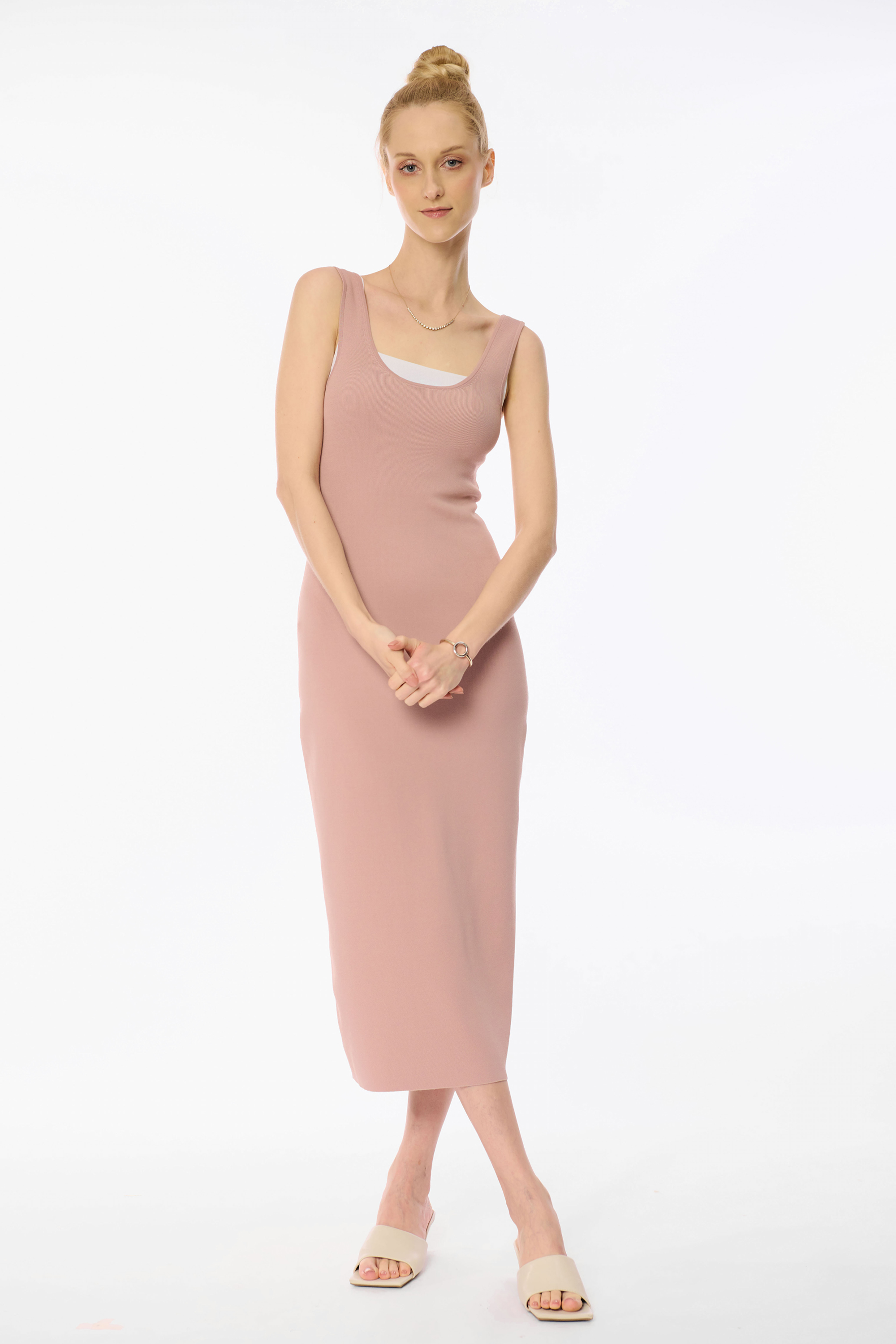 MELISSA knit dress (Pink)