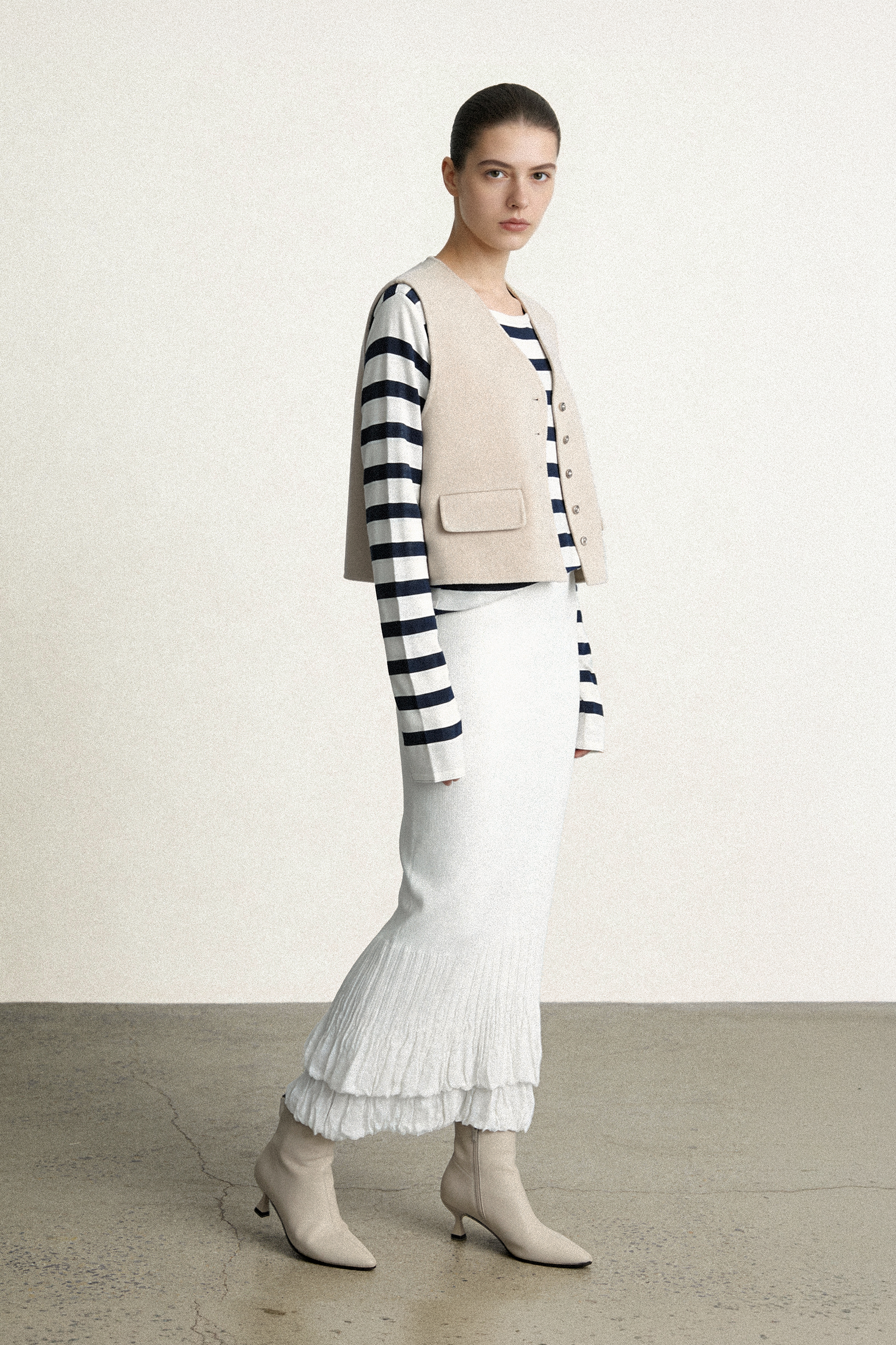 EDITH oversized merino wool pullover (Navy)