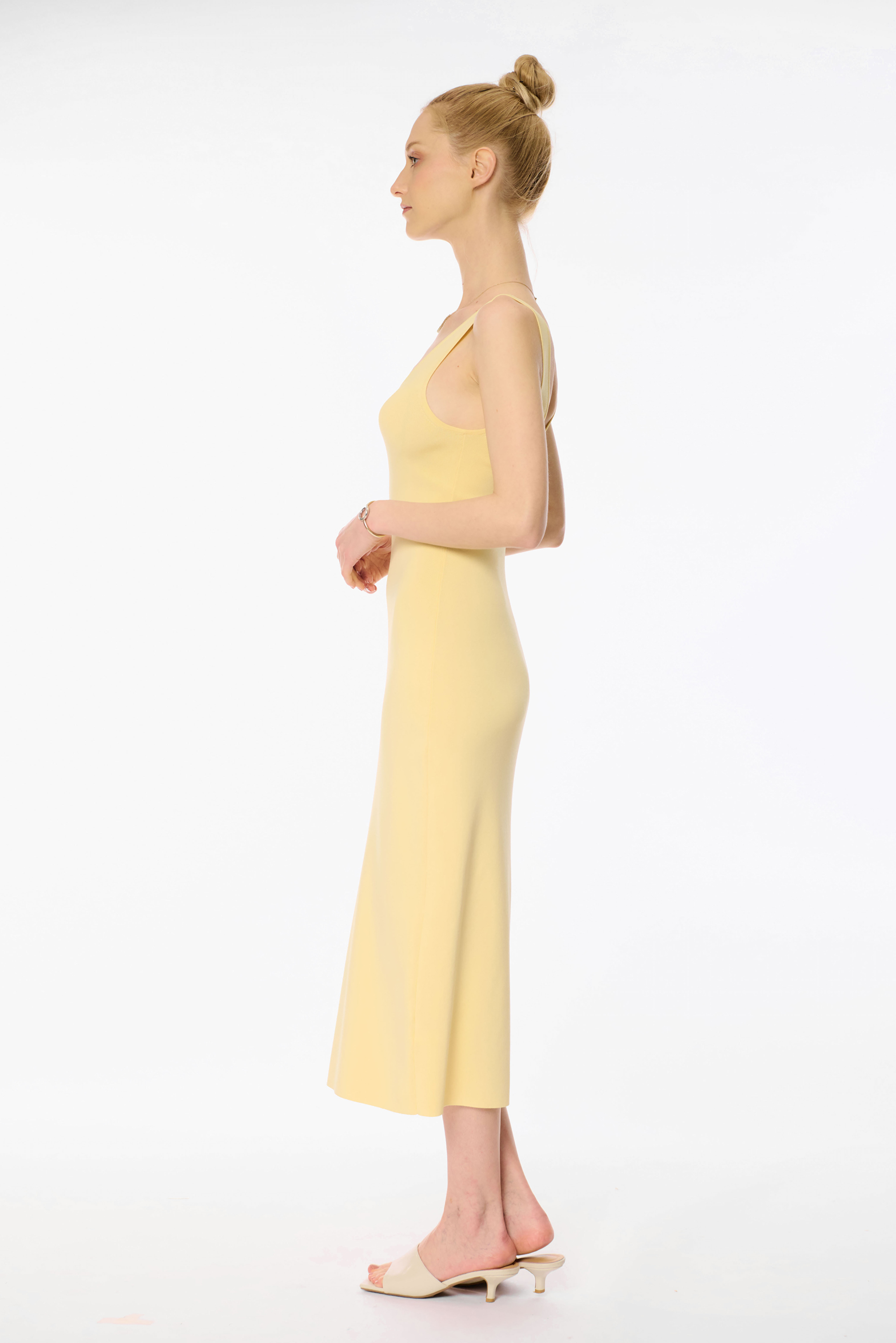 MELISSA knit dress (Light yellow)
