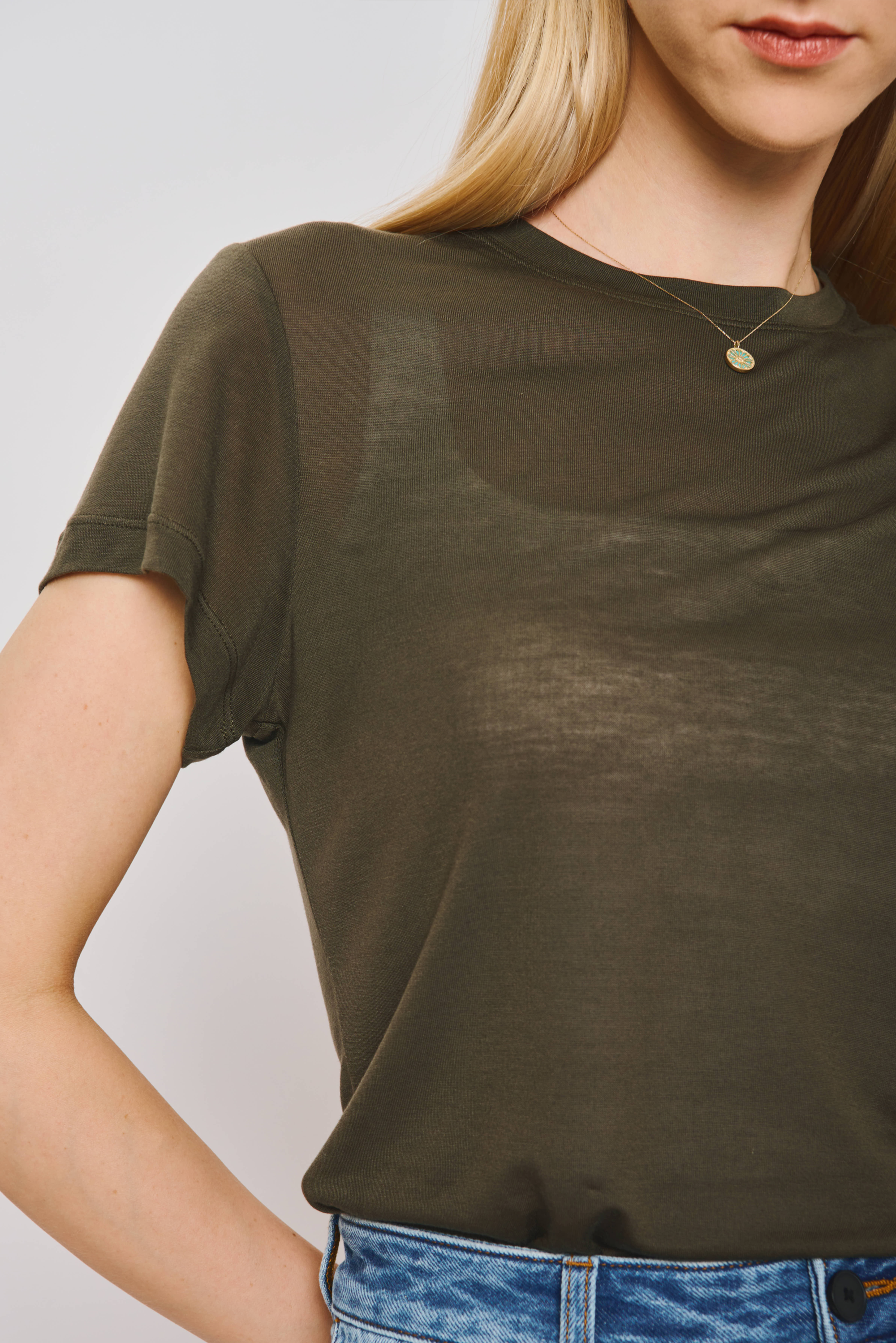 ECO Tencel™ tee (Army green)