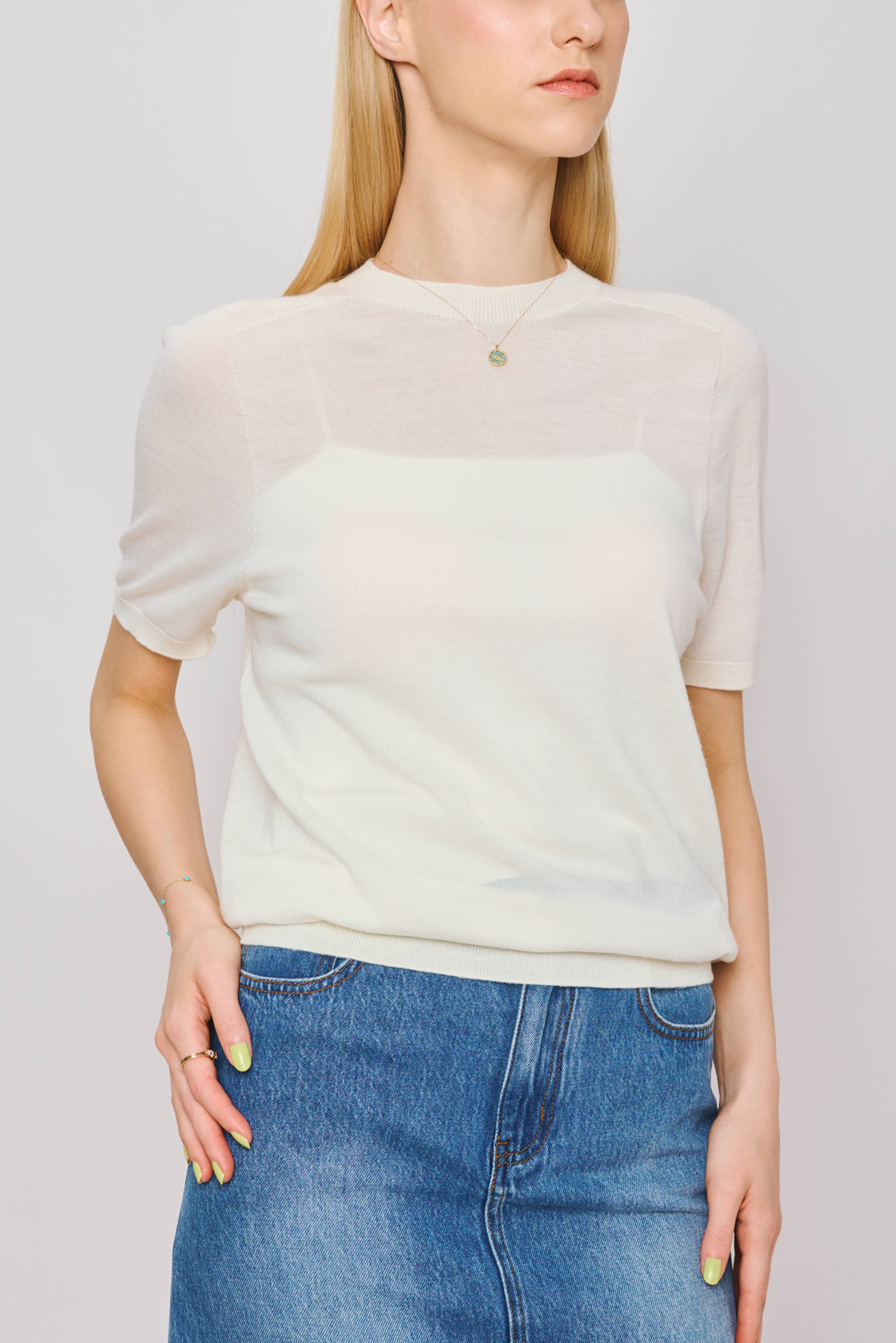 MAYA superfine merino wool top (White)