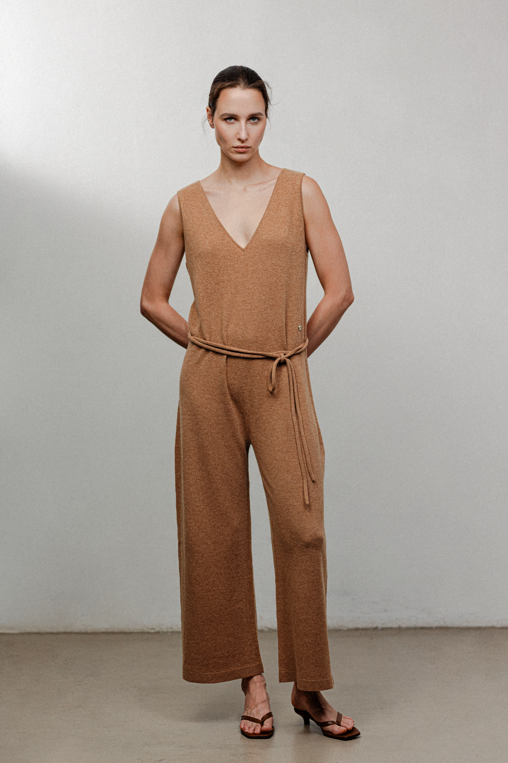 ALICE cashmere jumpsuit (Brown)