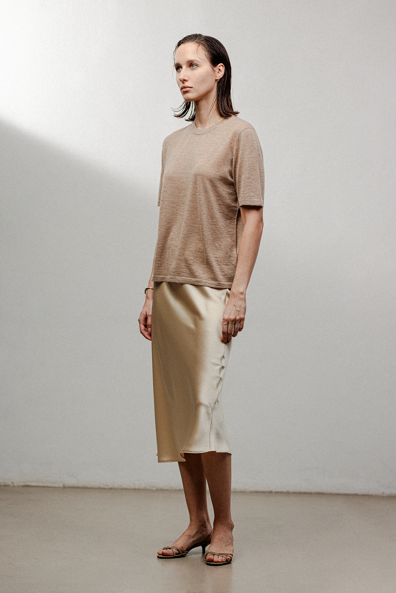 ELGIN cashmere oversizd top (Natural)