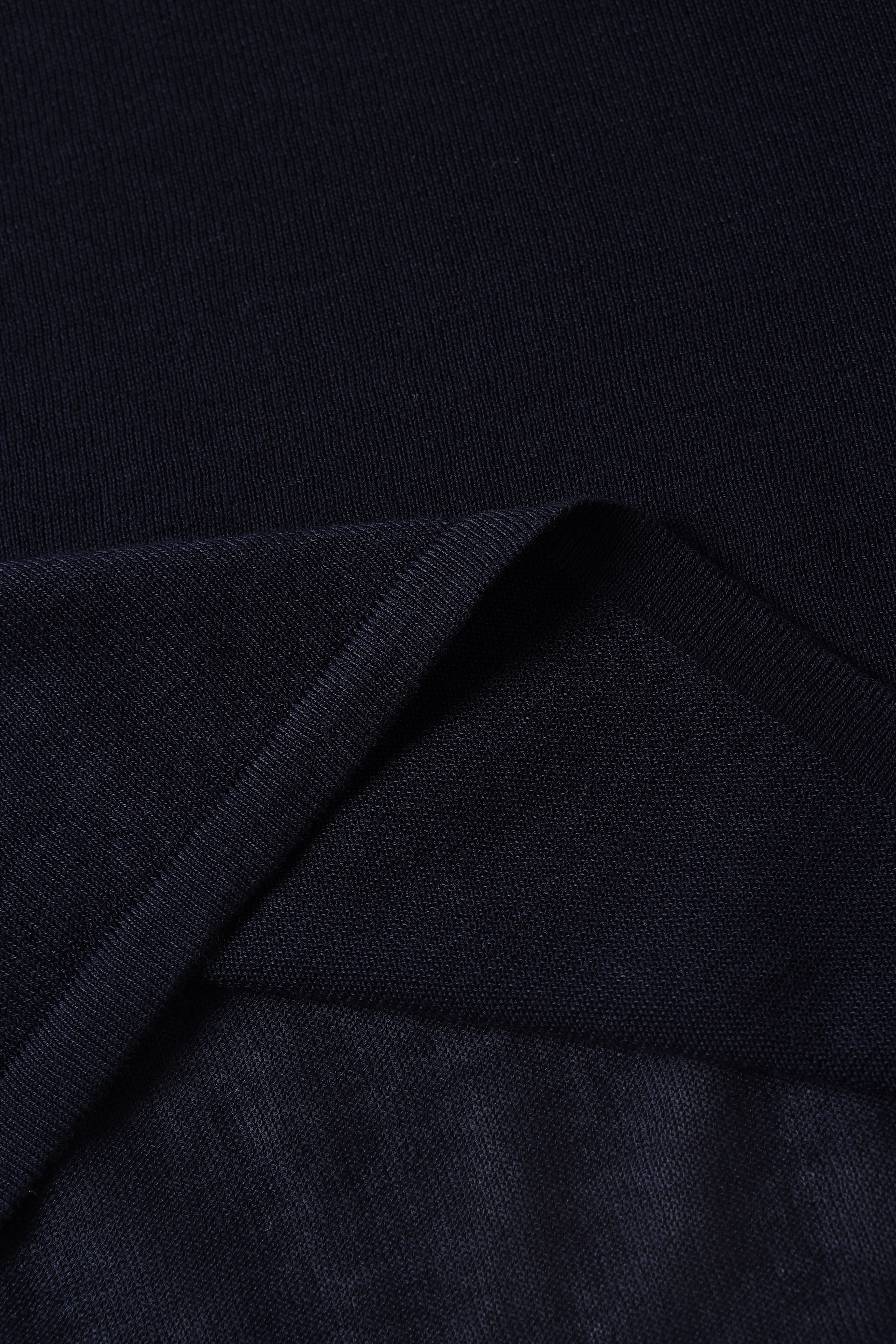 PEBBLE TENCEL top (Navy)