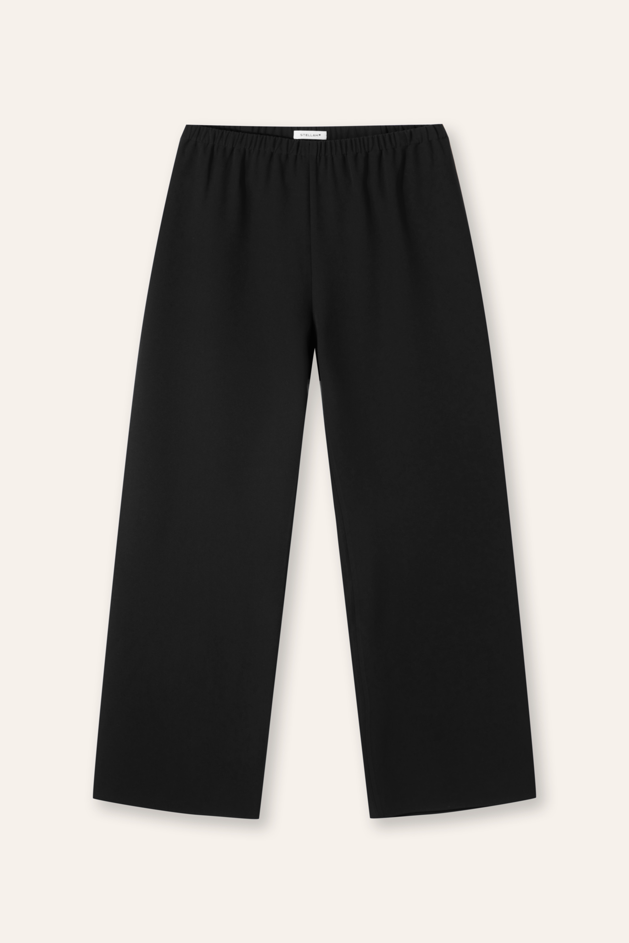 CADY-CROPPED pants (Black)