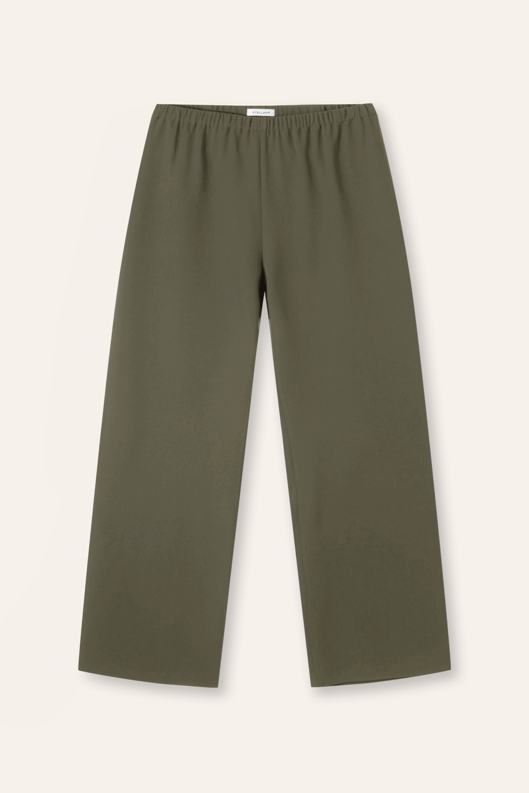CADY-CROPPED pants (Dark green)