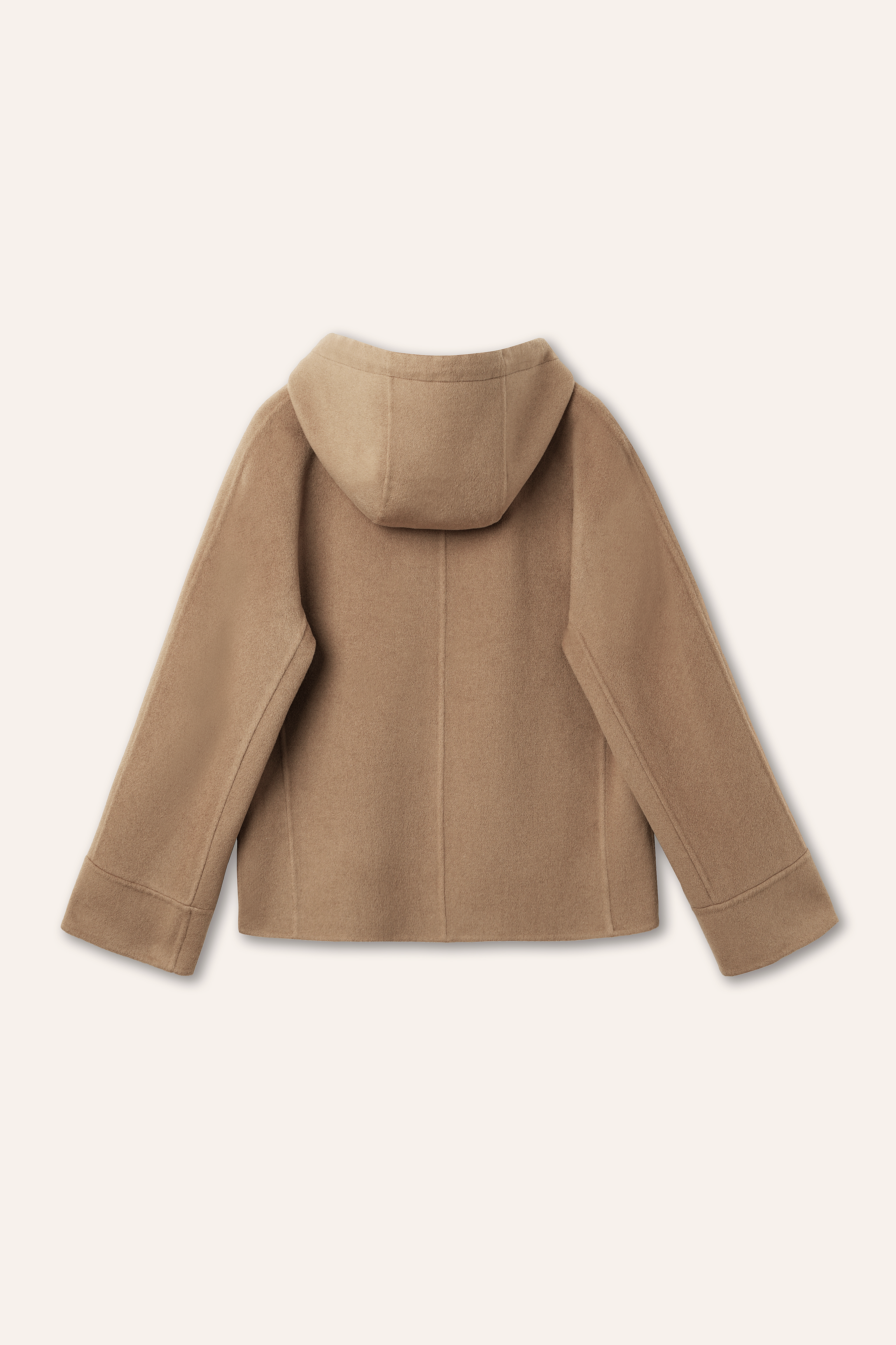 CAMIE 2.0 wool-blended zip jacket (Camel)
