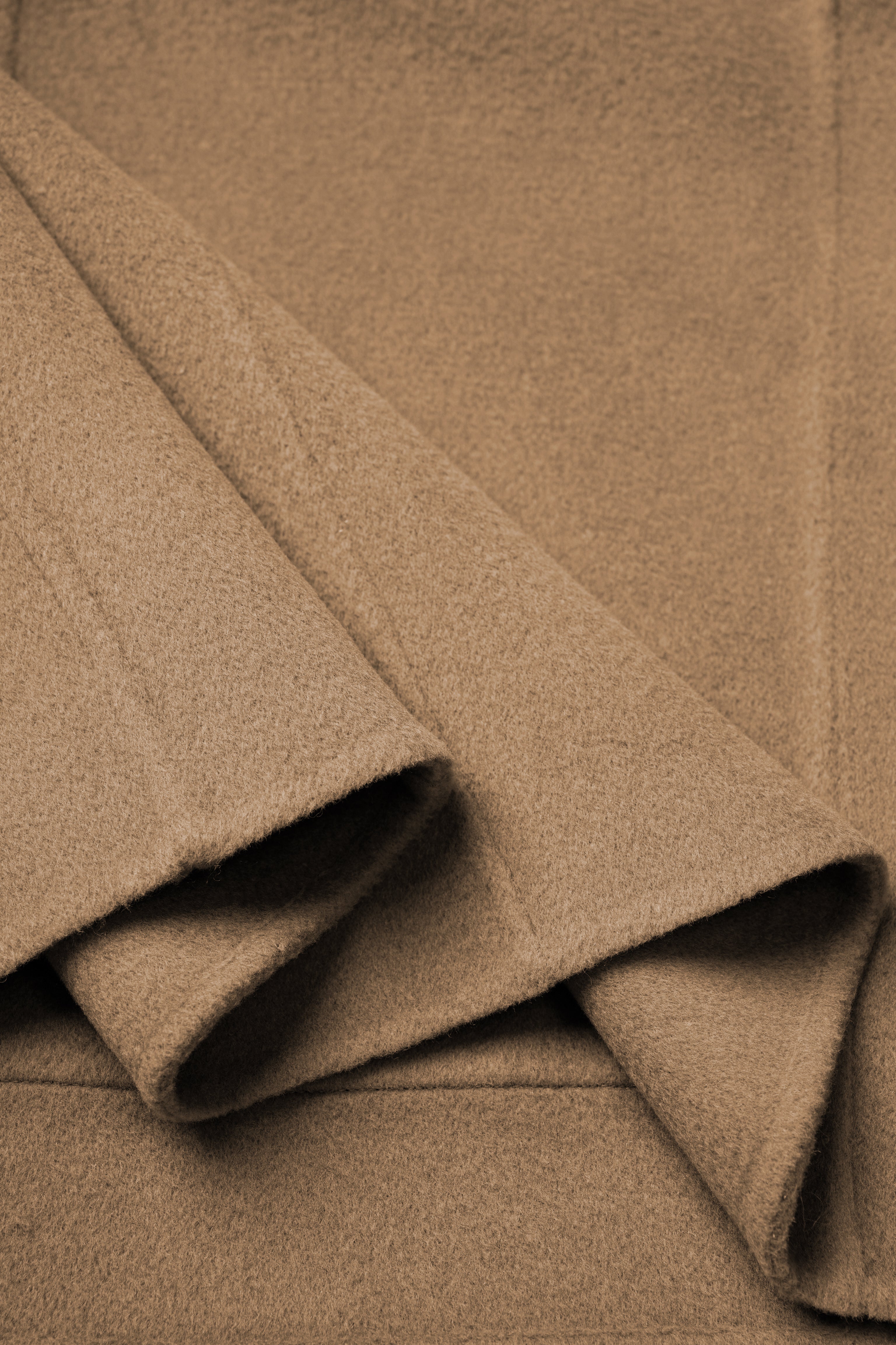 CAMIE 2.0 wool-blended zip jacket (Camel)