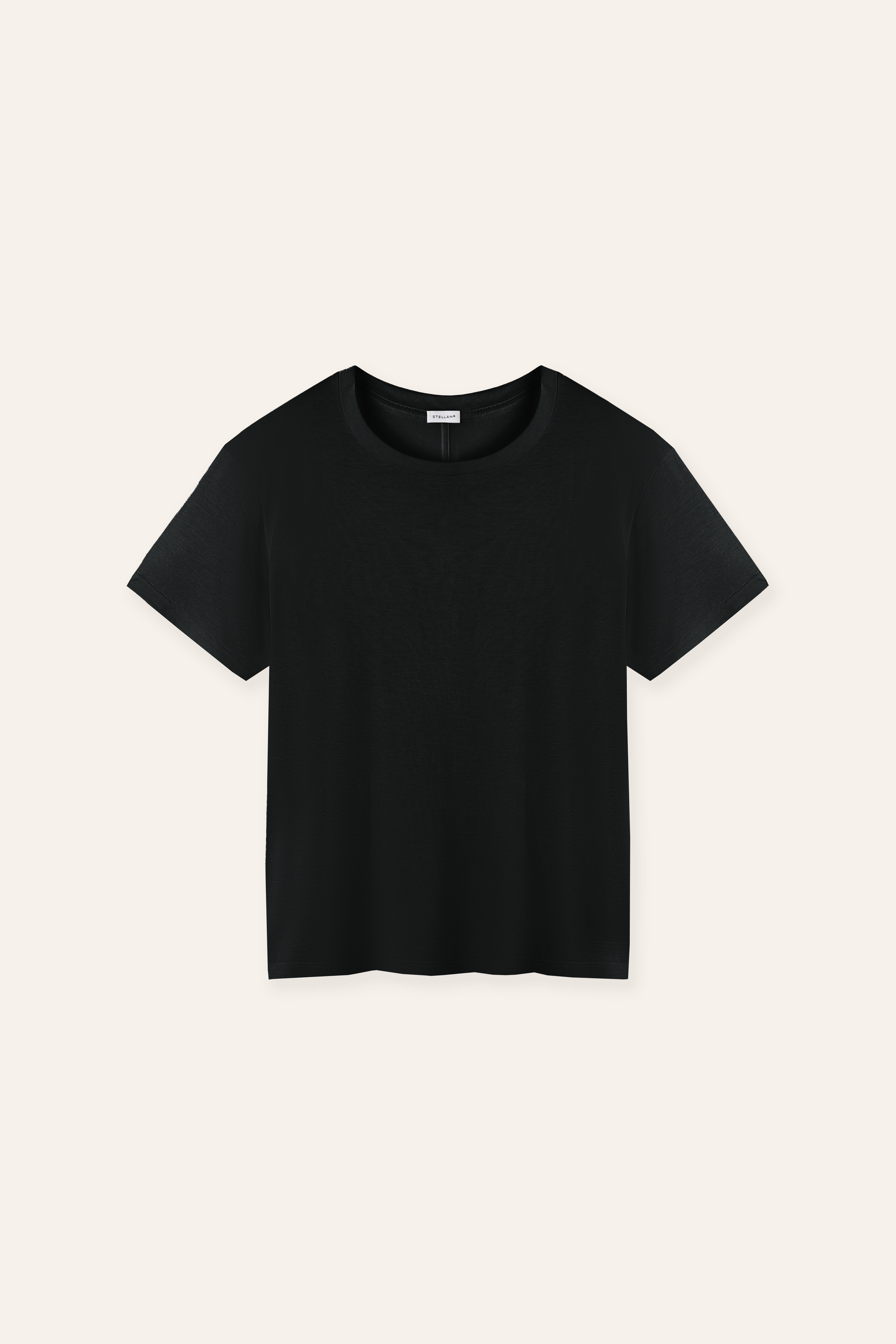 FINN TENCEL linen tee (Black)