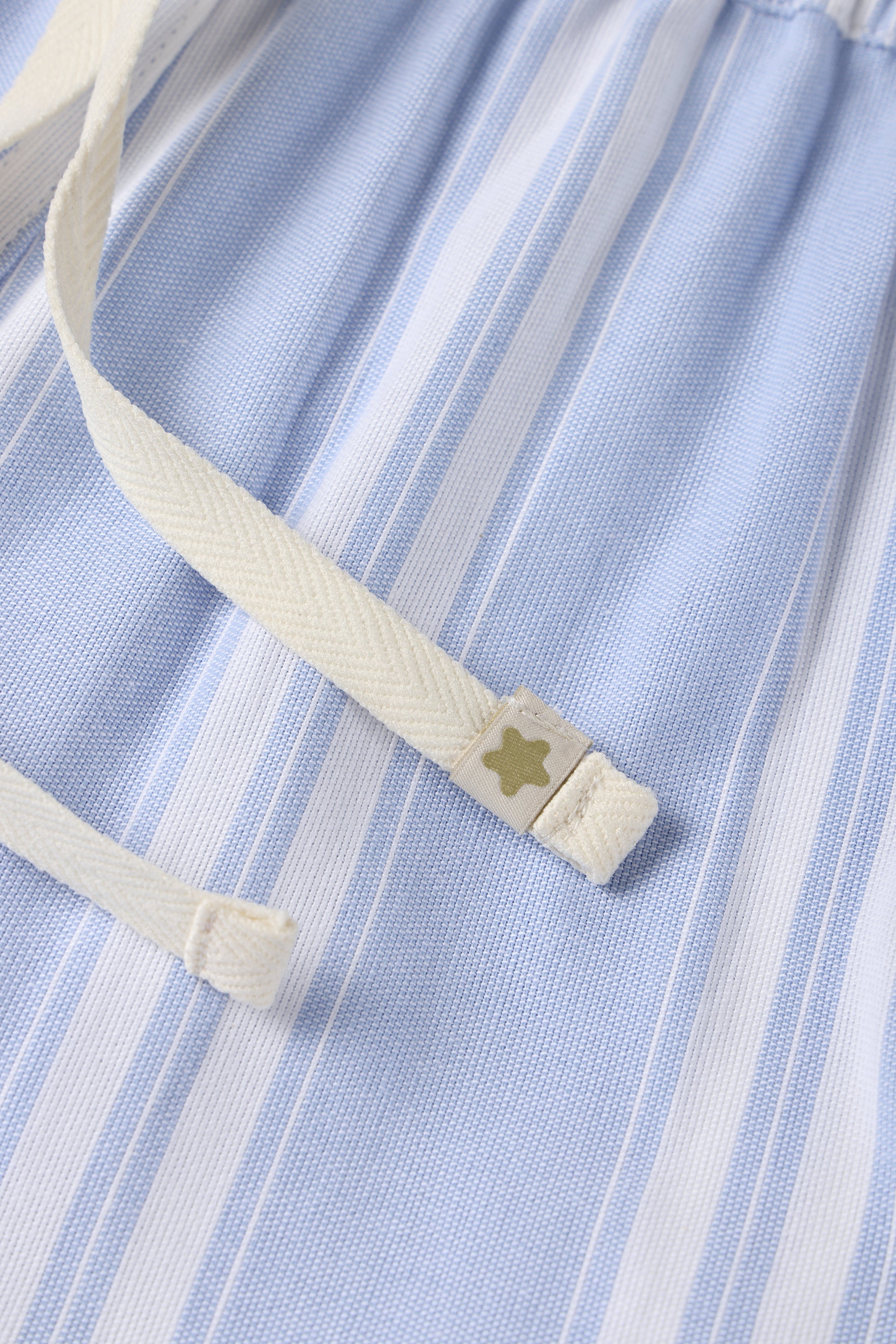 JOVIA organic cotton pajamas (Sky stripe)