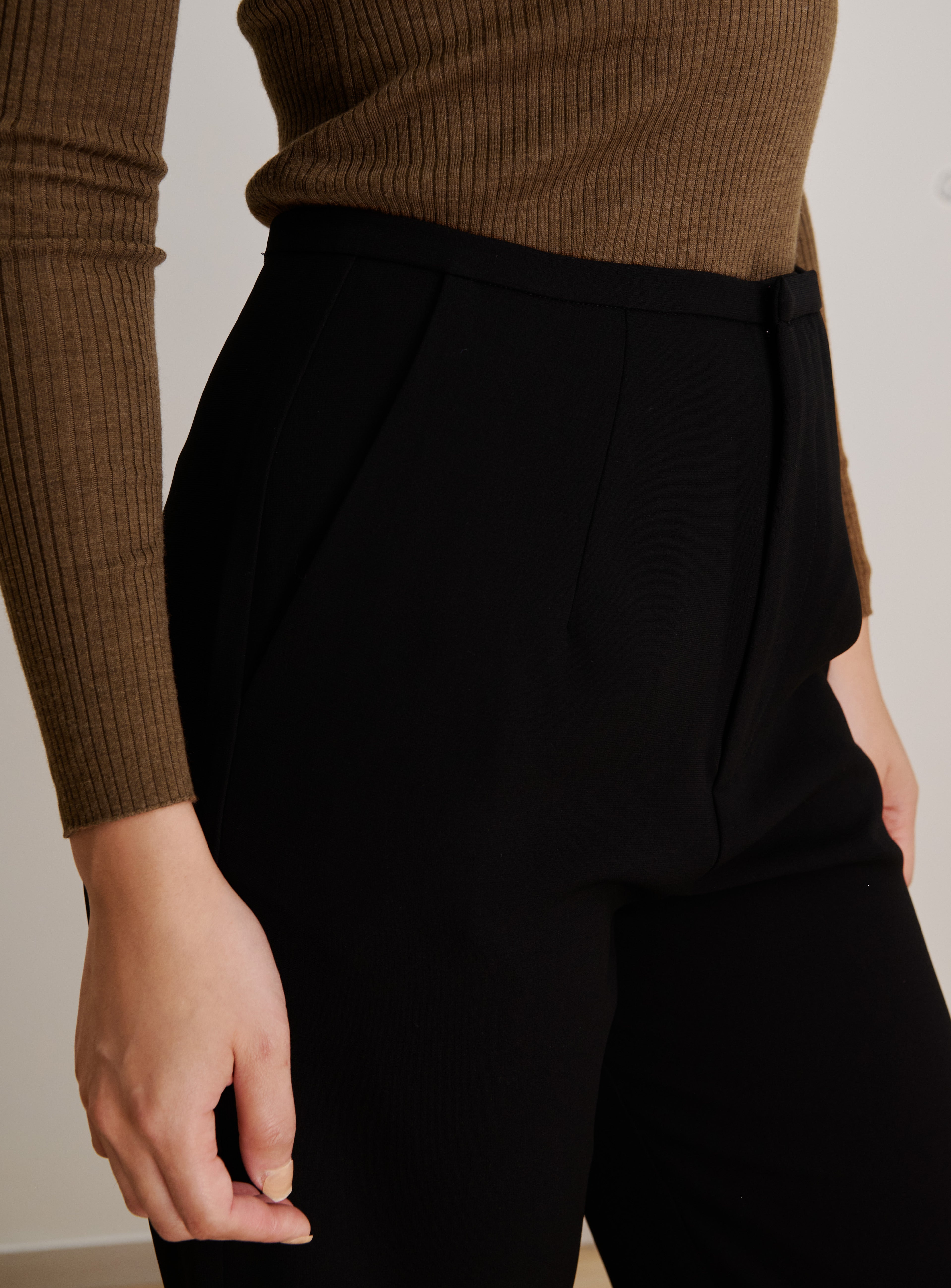 ARLES wide-leg pants (Black)