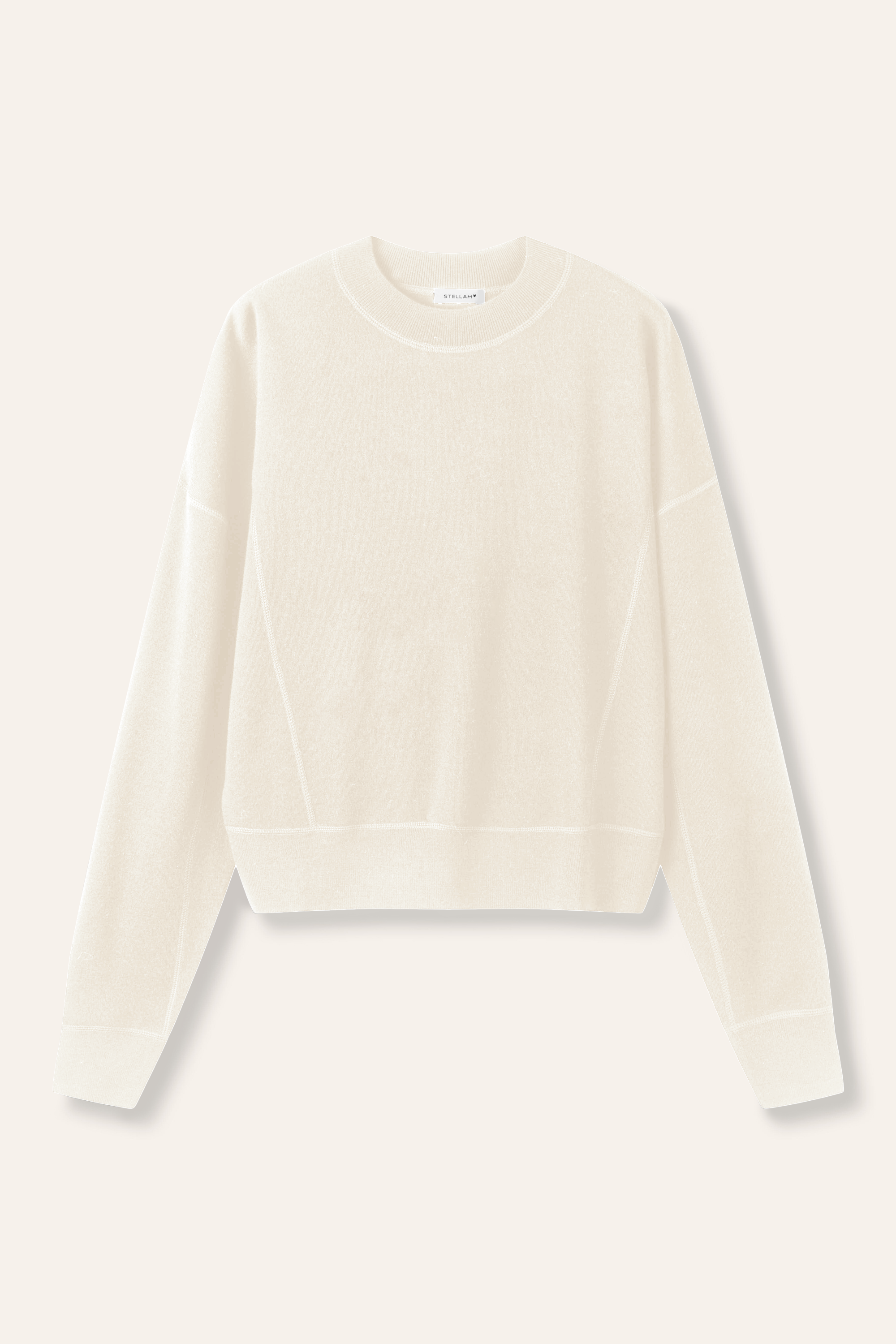 KA wool reversible pullover (White)