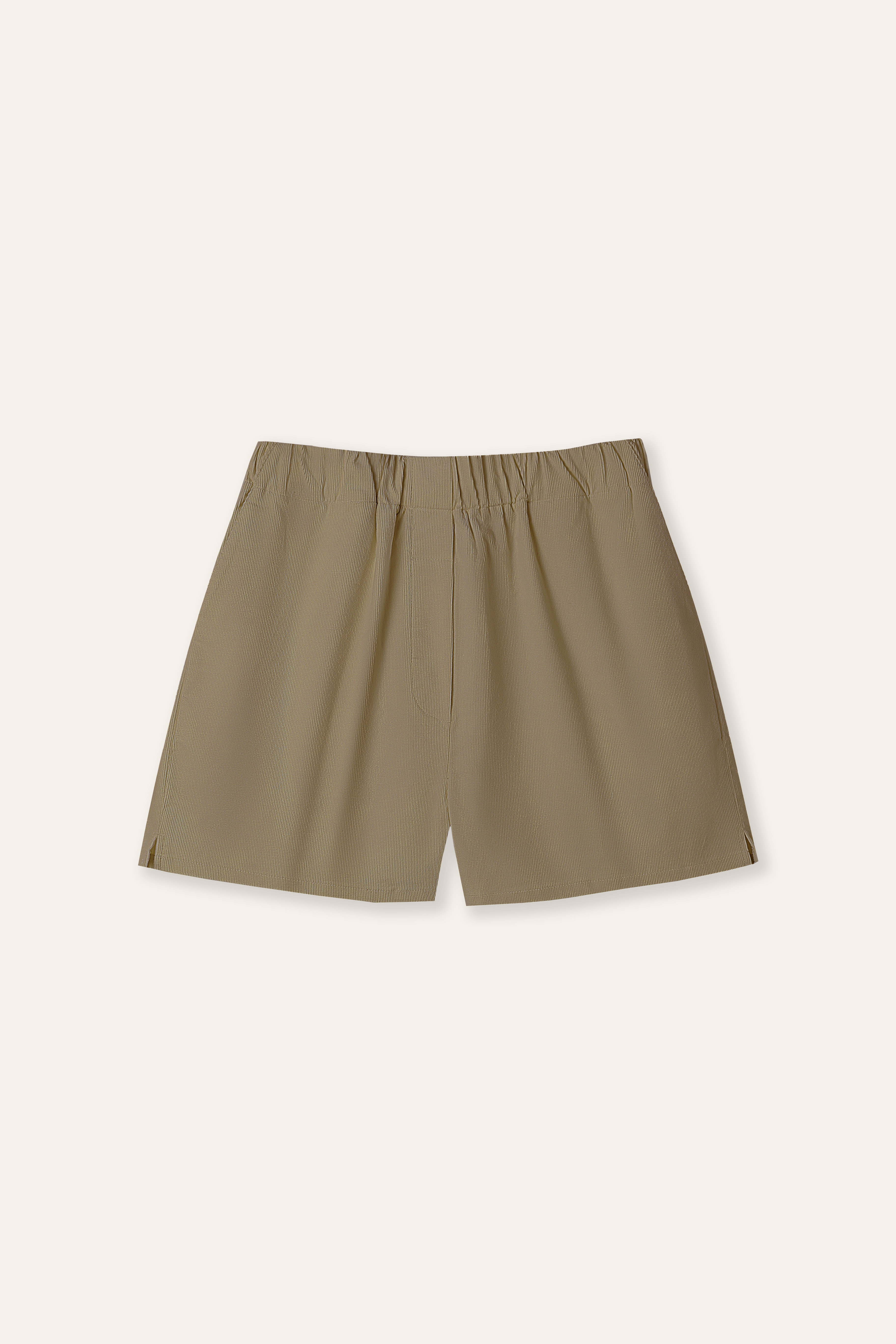 LIA corduroy shorts (Etoupe)