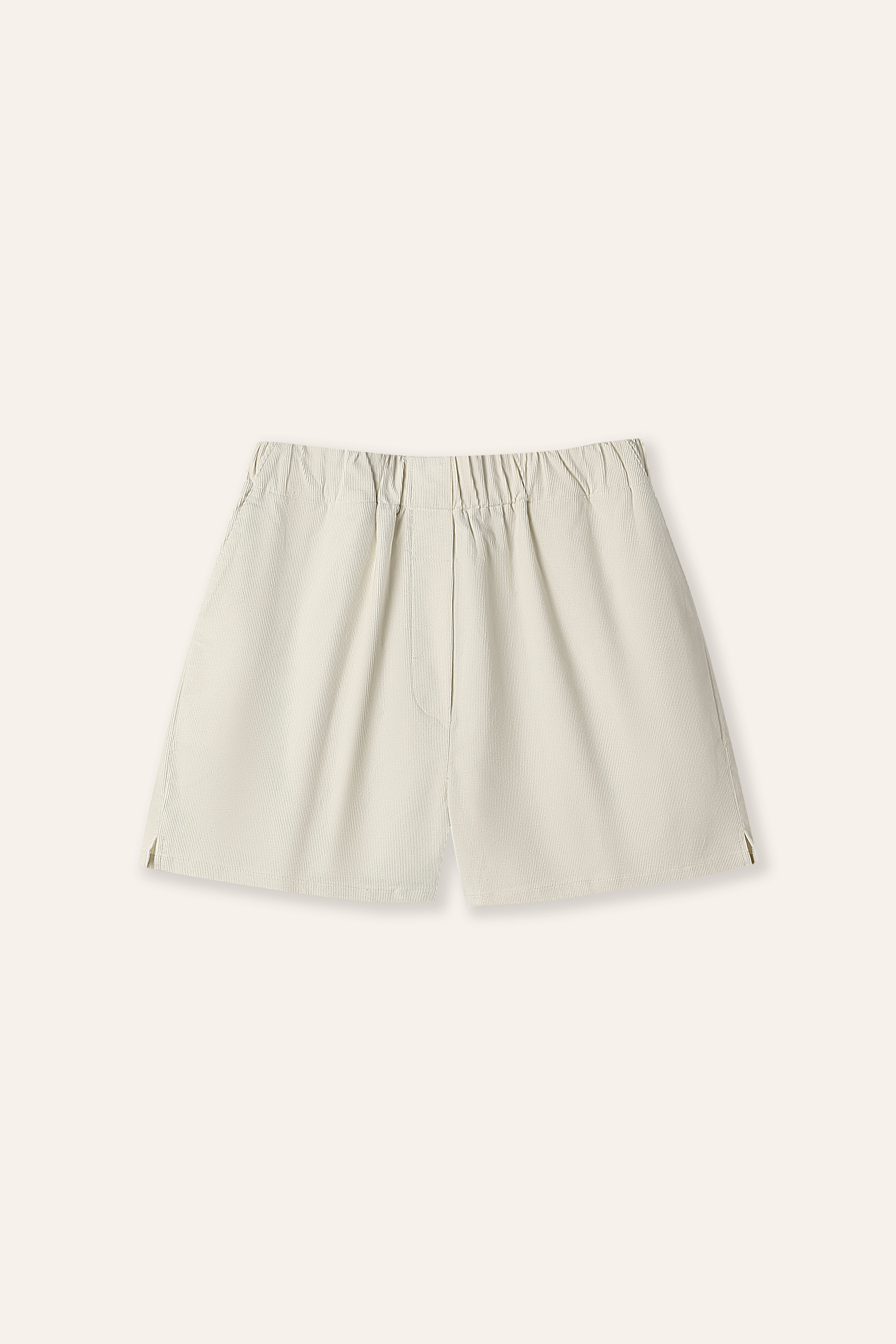 LIA corduroy shorts (White)