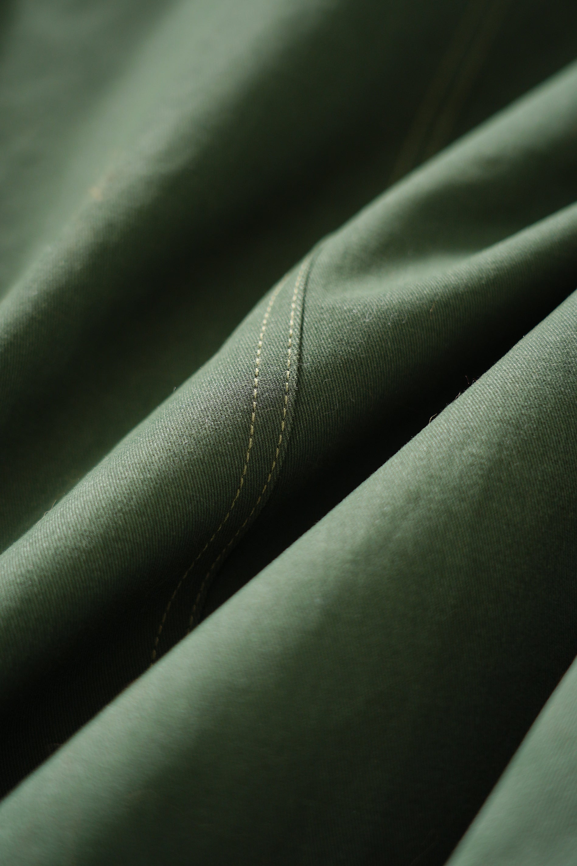 AGATE cotton trench jacket (Army green)
