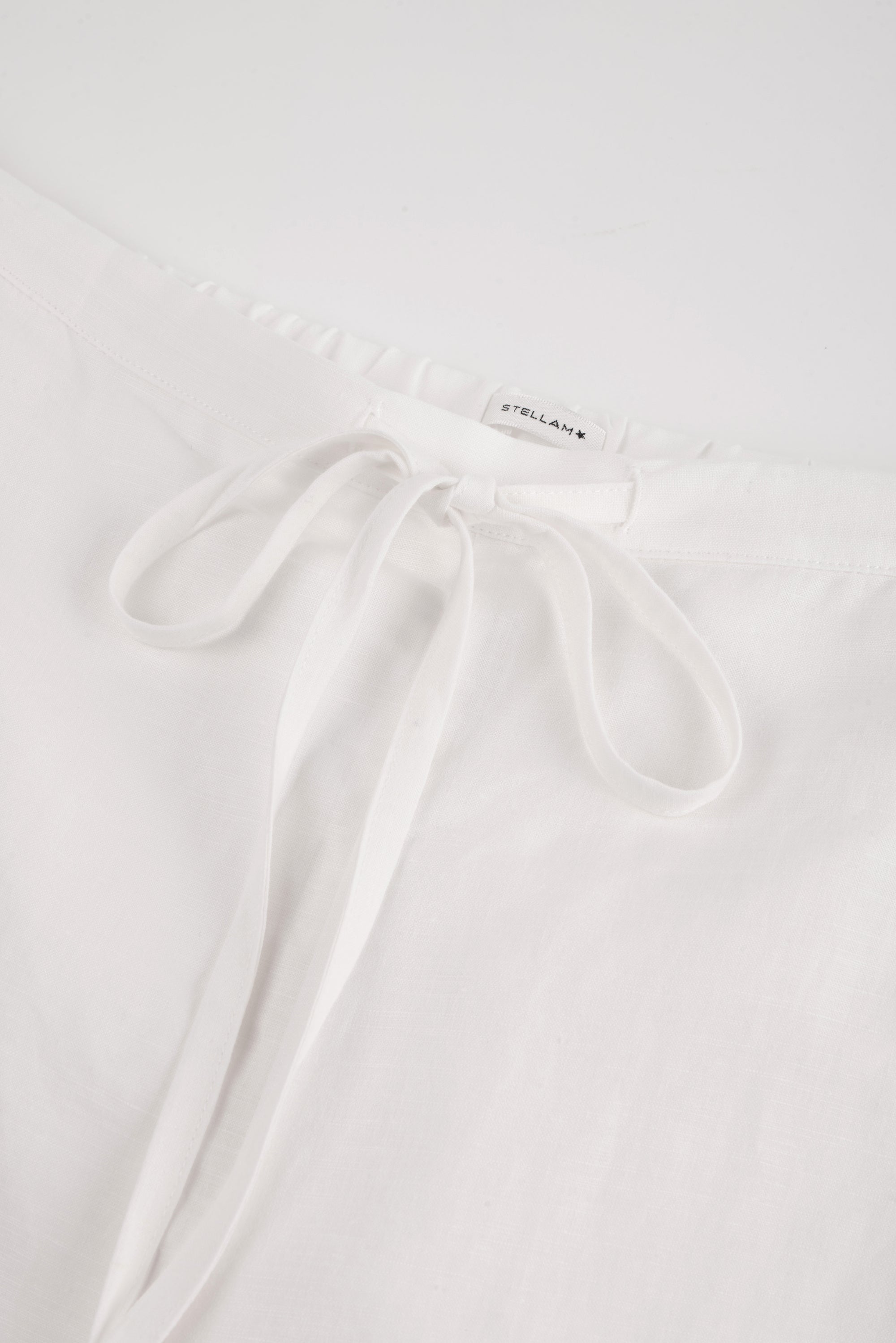 NAPLES 2.0 有機亞麻褲(白色)