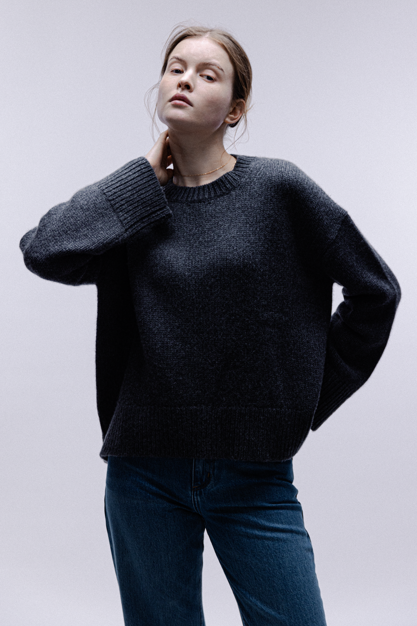 FOREVER cashmere pullover (Grey)