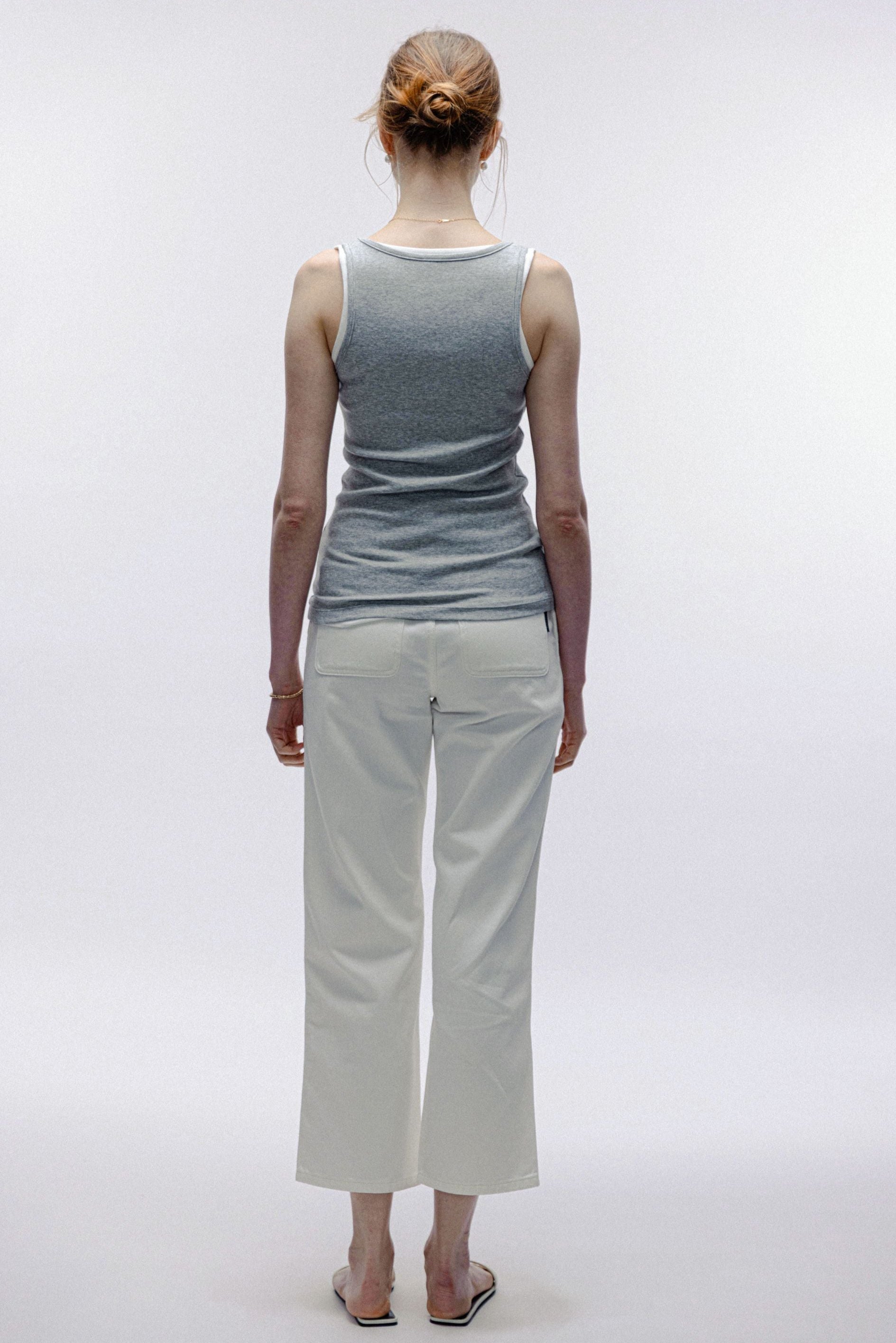 SOLA cotton tank top (Grey)