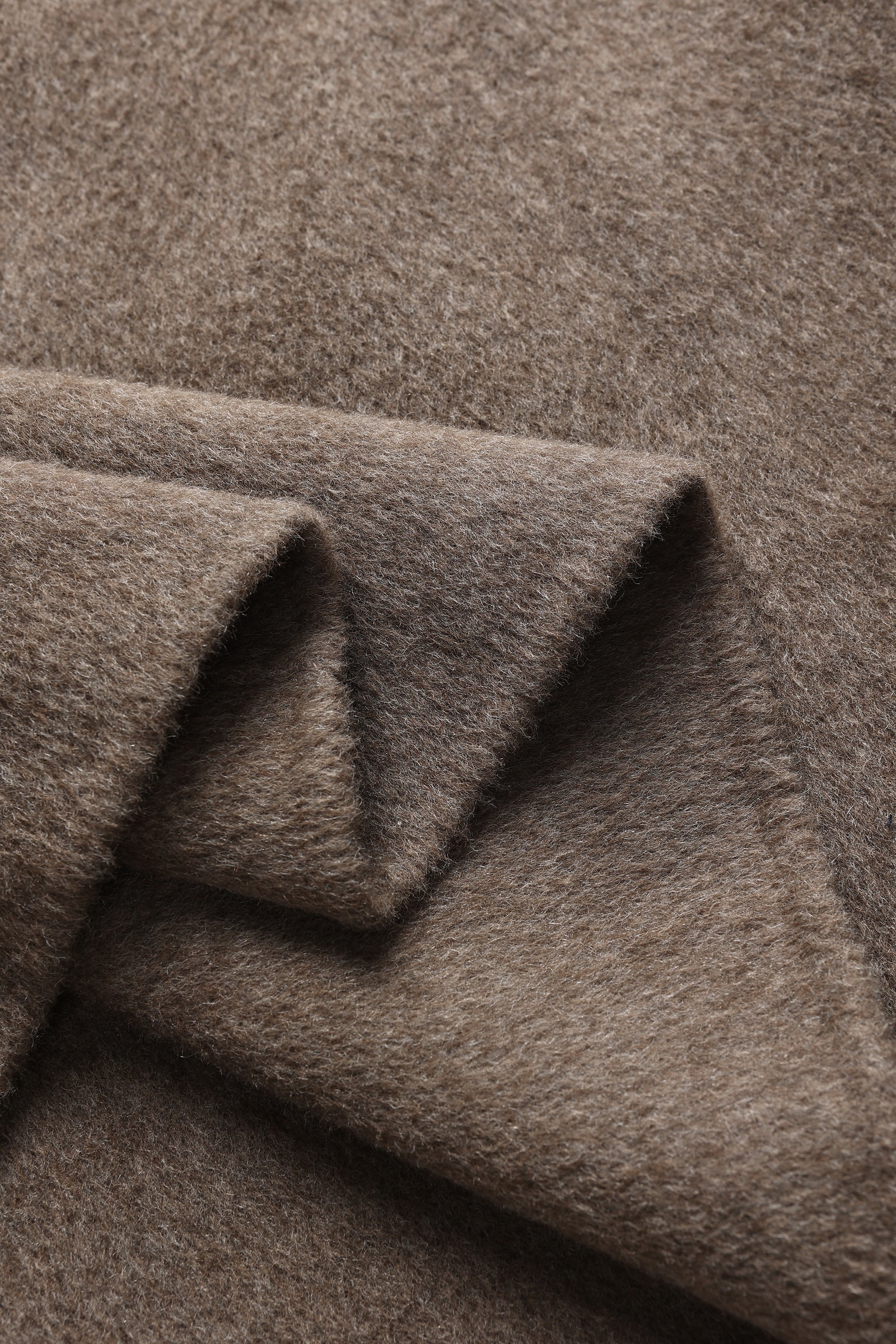 ORGANIC ALPACA wool wrap coat (Natural)