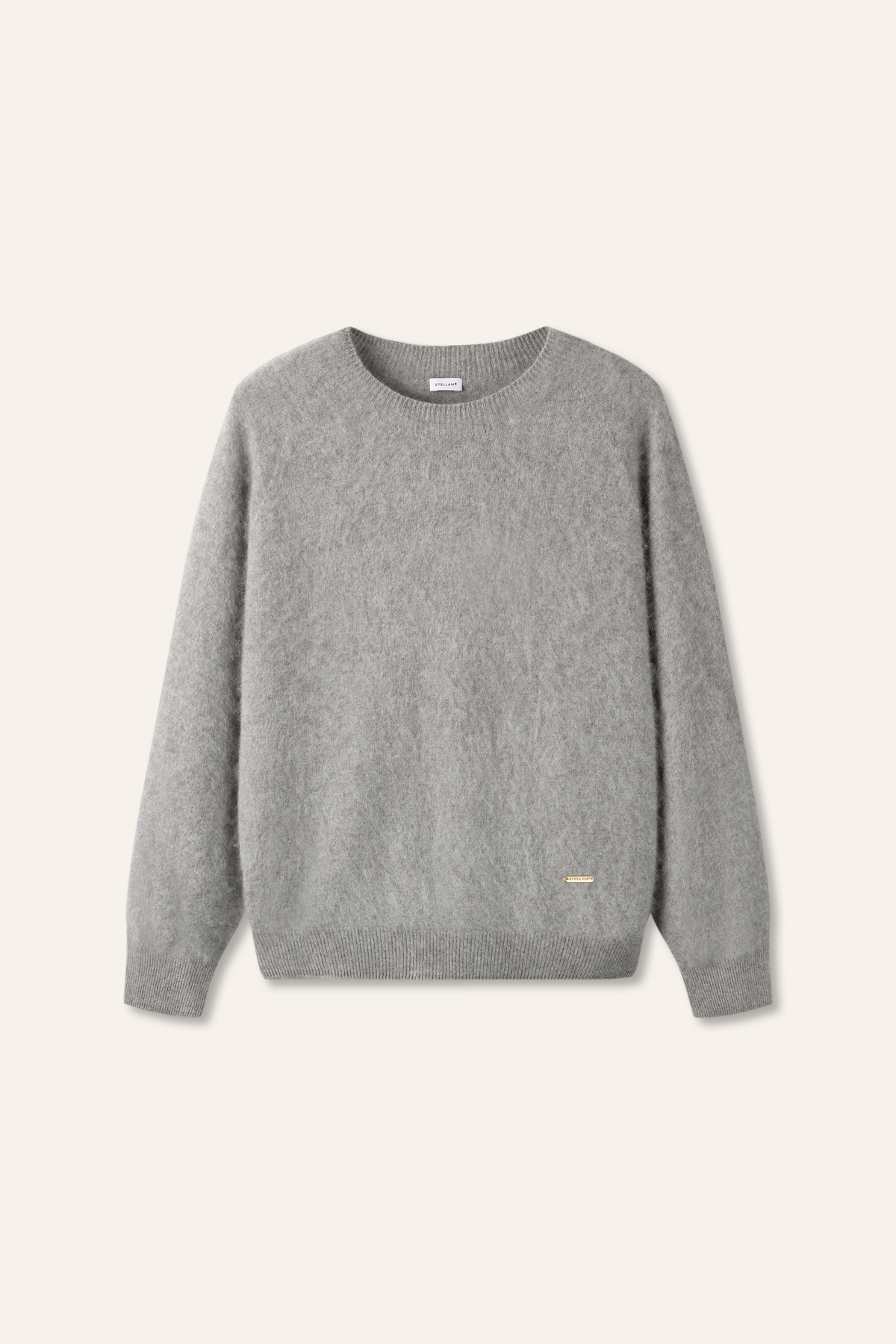 PHOENIX wool seamless pullover (Light grey)