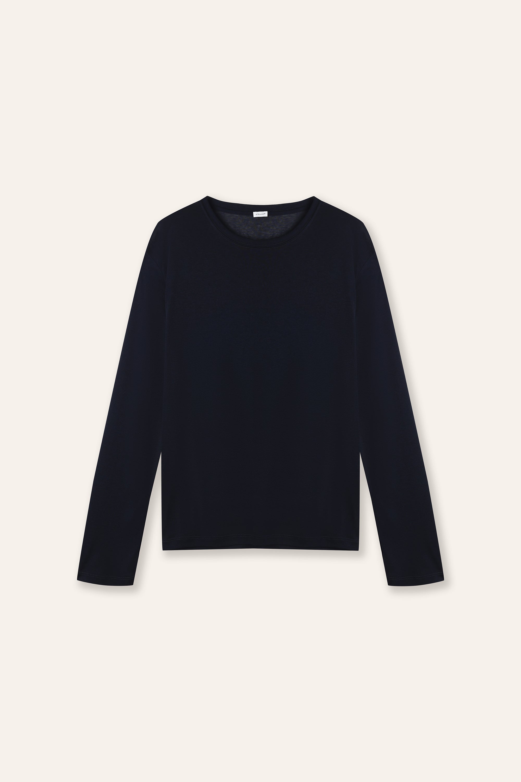 PIMA cotton long-sleeves (Navy)
