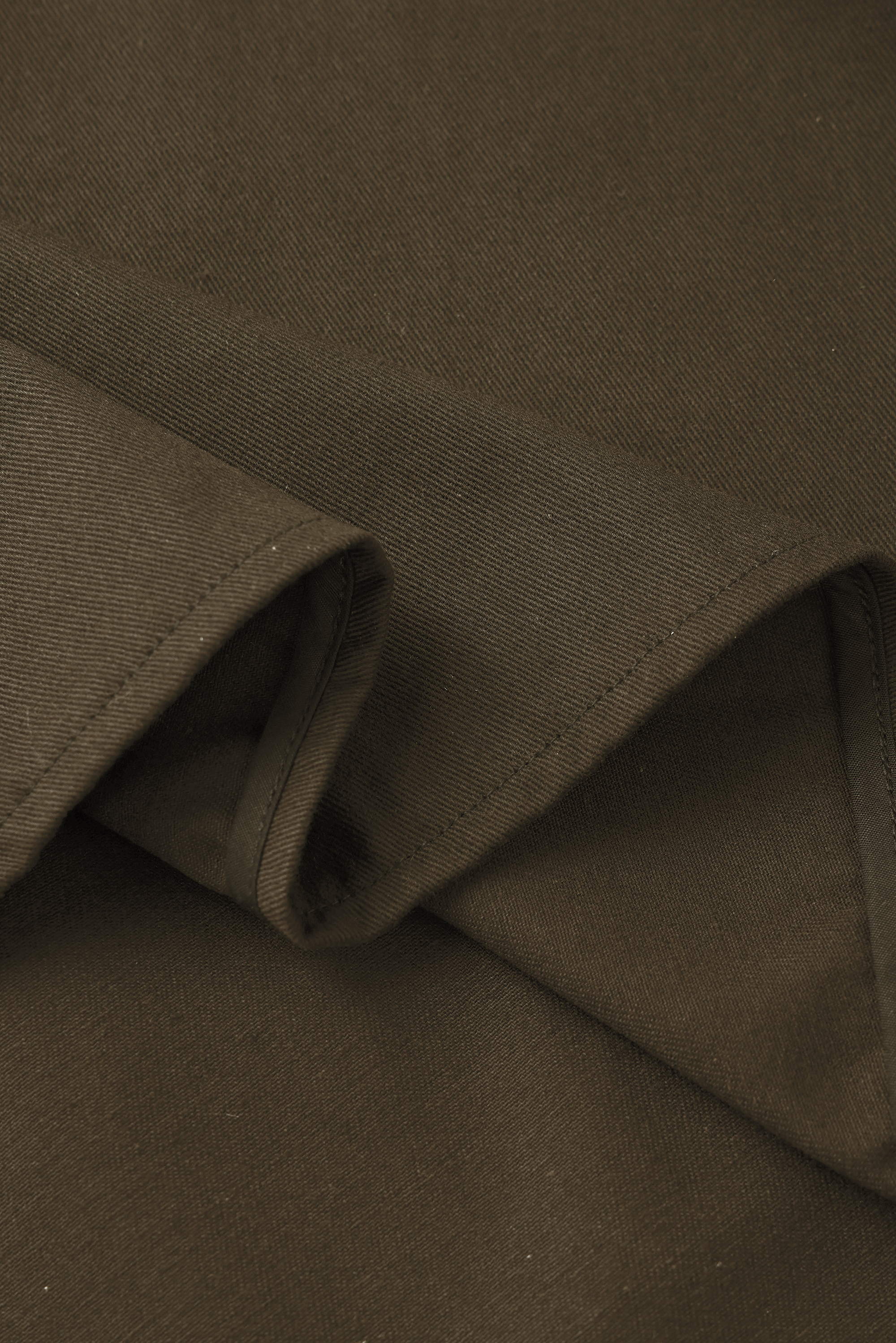 RORA cotton midi skirt (Army green)