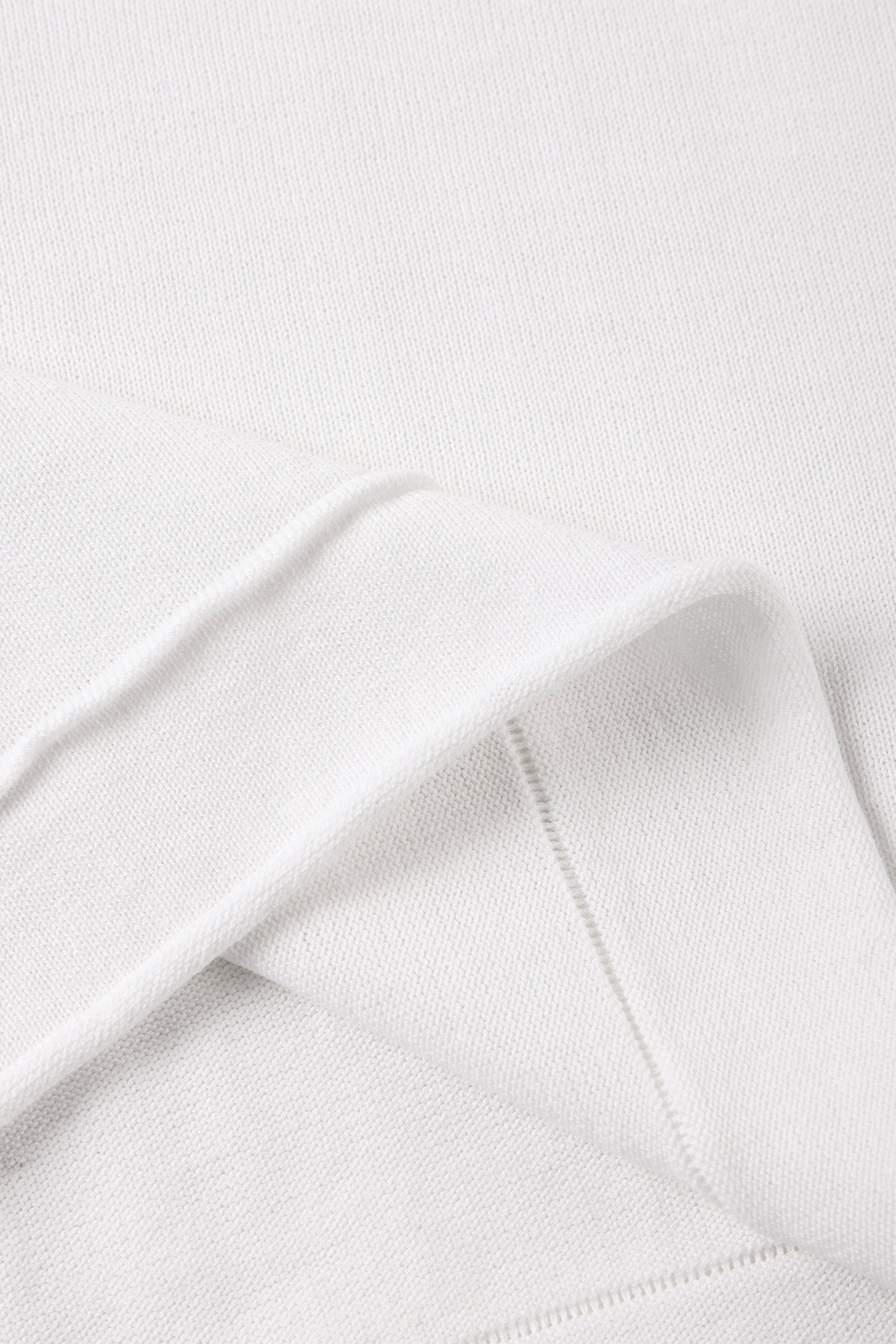 SAMP v-neck cotton tank top (White)