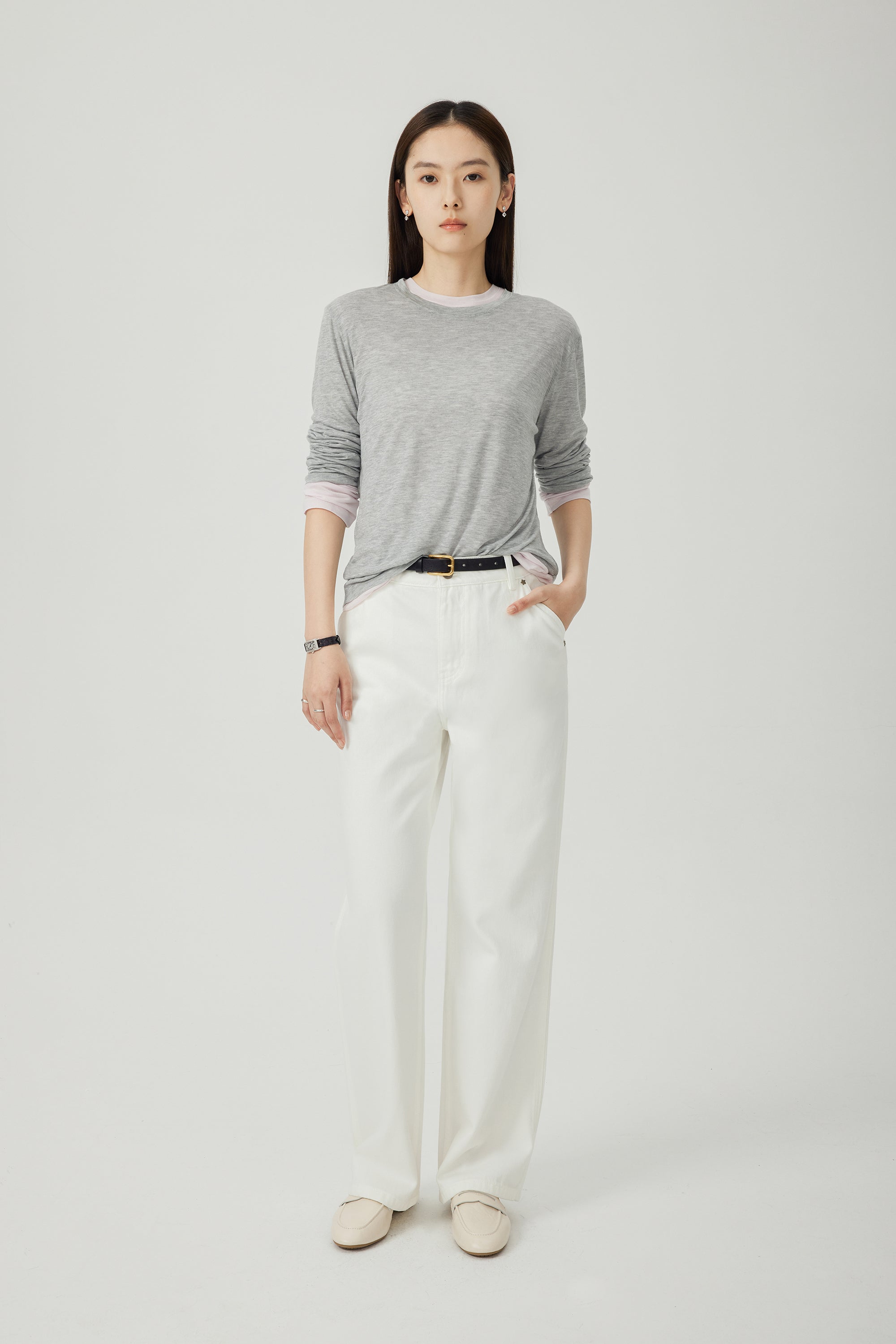 IRIS TENCEL™ 上衣(淺灰色)