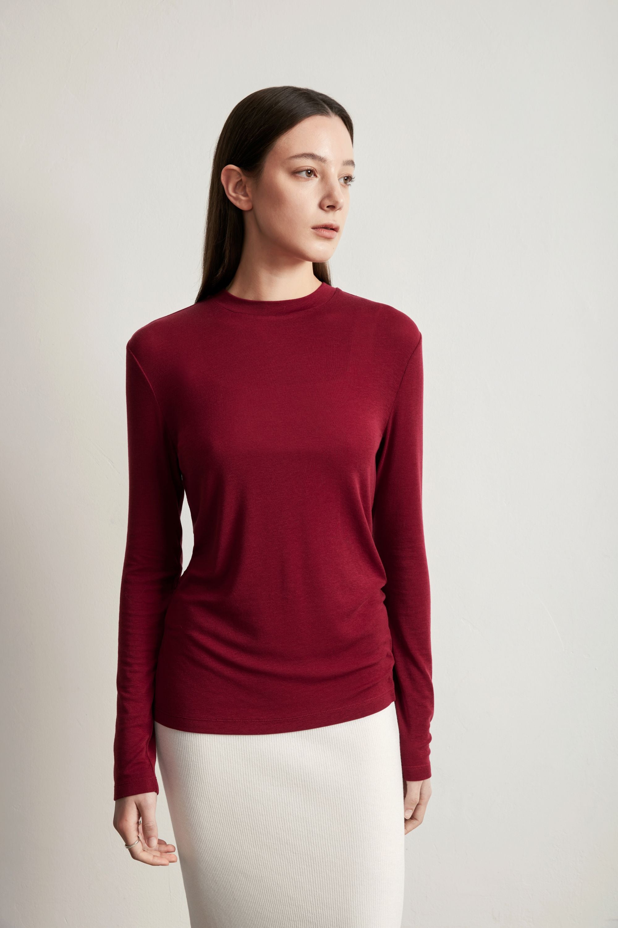 EMMA TENCEL™ 針織上衣 (玫瑰紅)