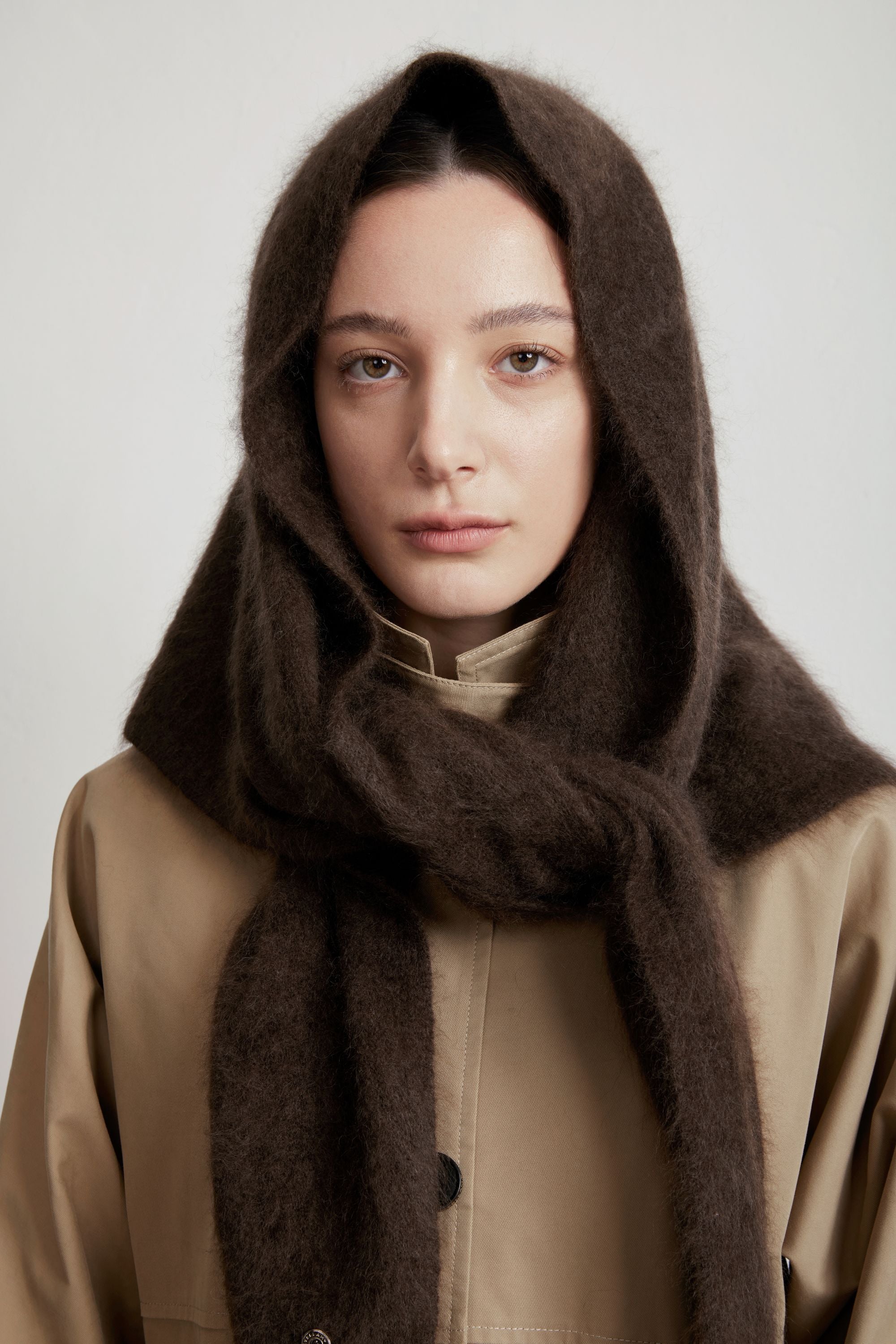 TIGER 2.0 merino wool scarf (Charocal)