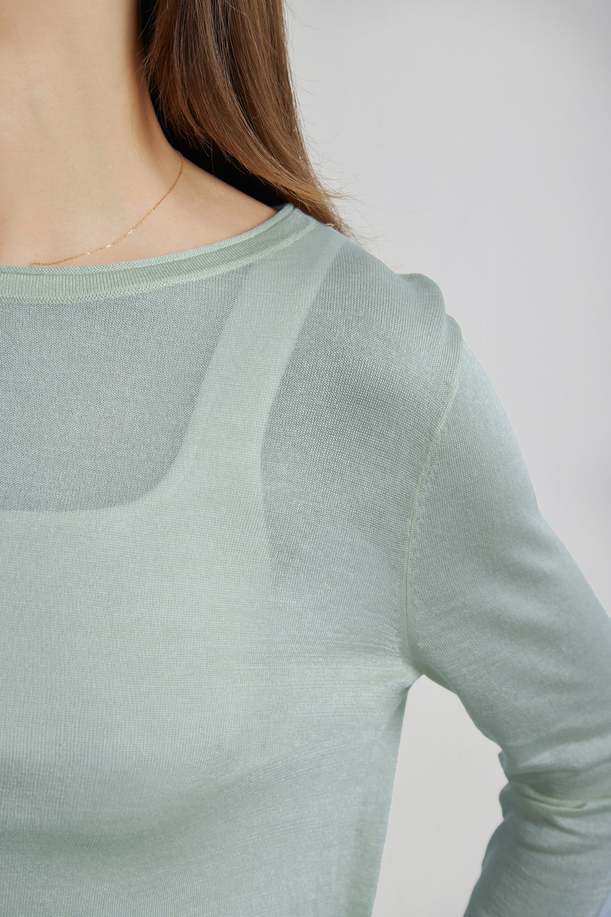 SHINE TENCEL blended top (Eton Green)