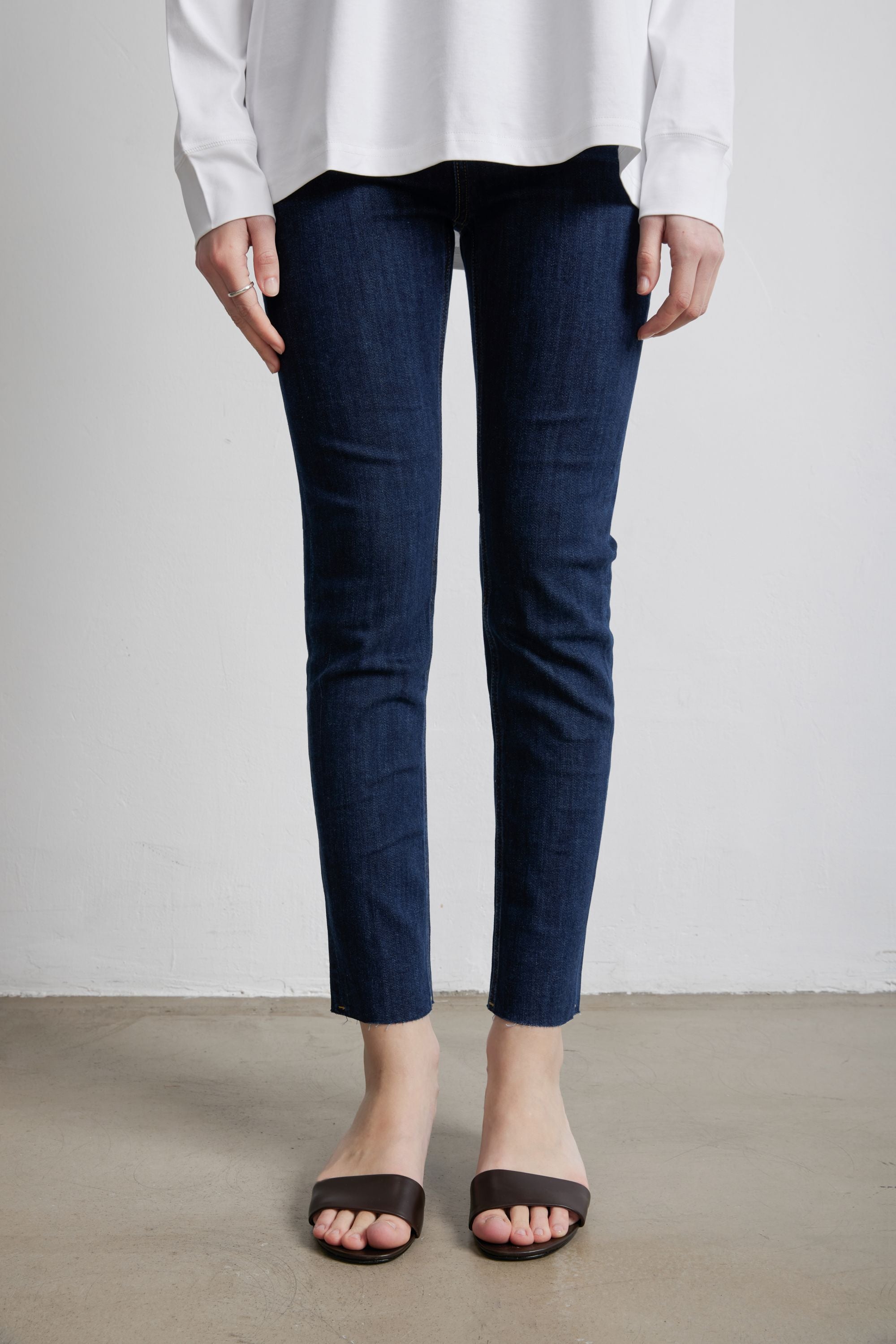ELLA high-waisted skinny jeans (Blue)