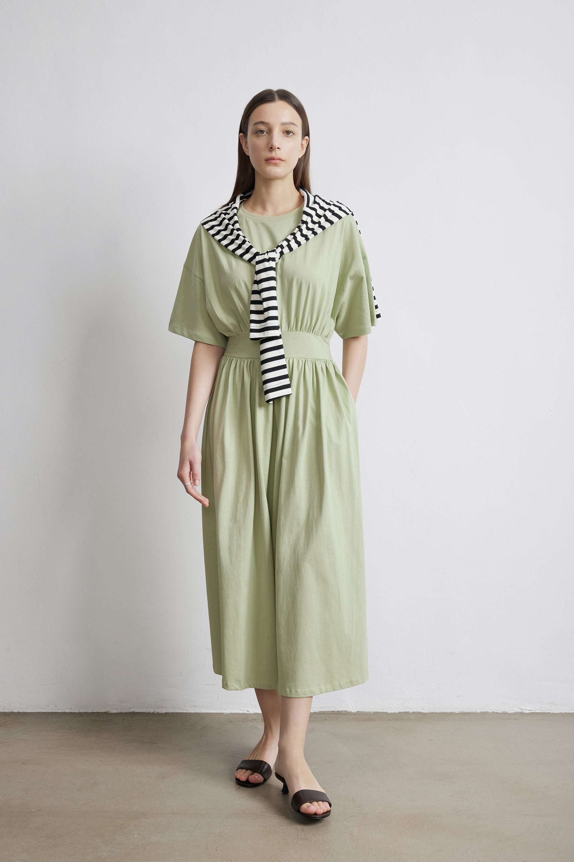 TOBY 長連身裙 (鼠尾草)