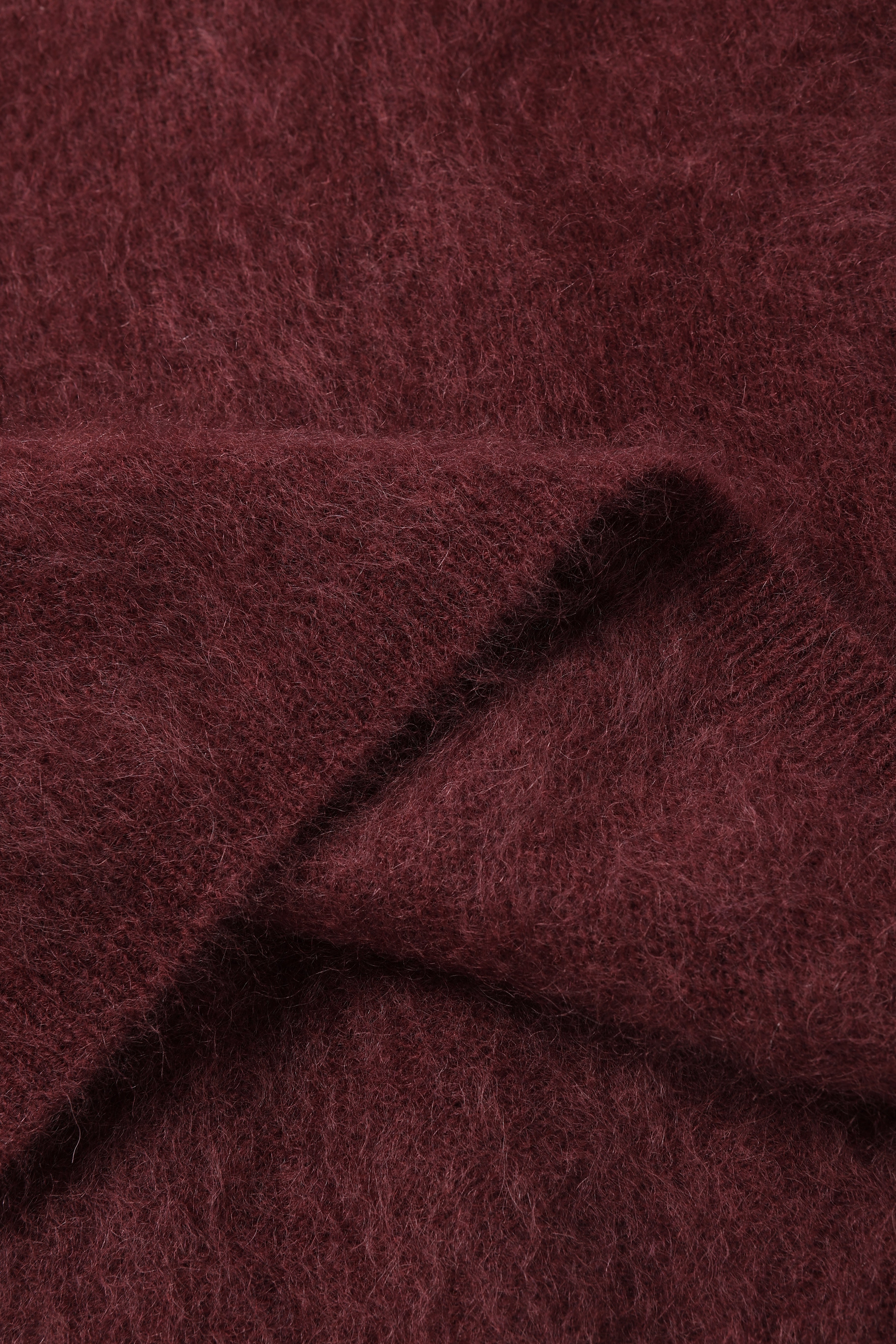 SUPERIOR merino wool sweater (Red wine)