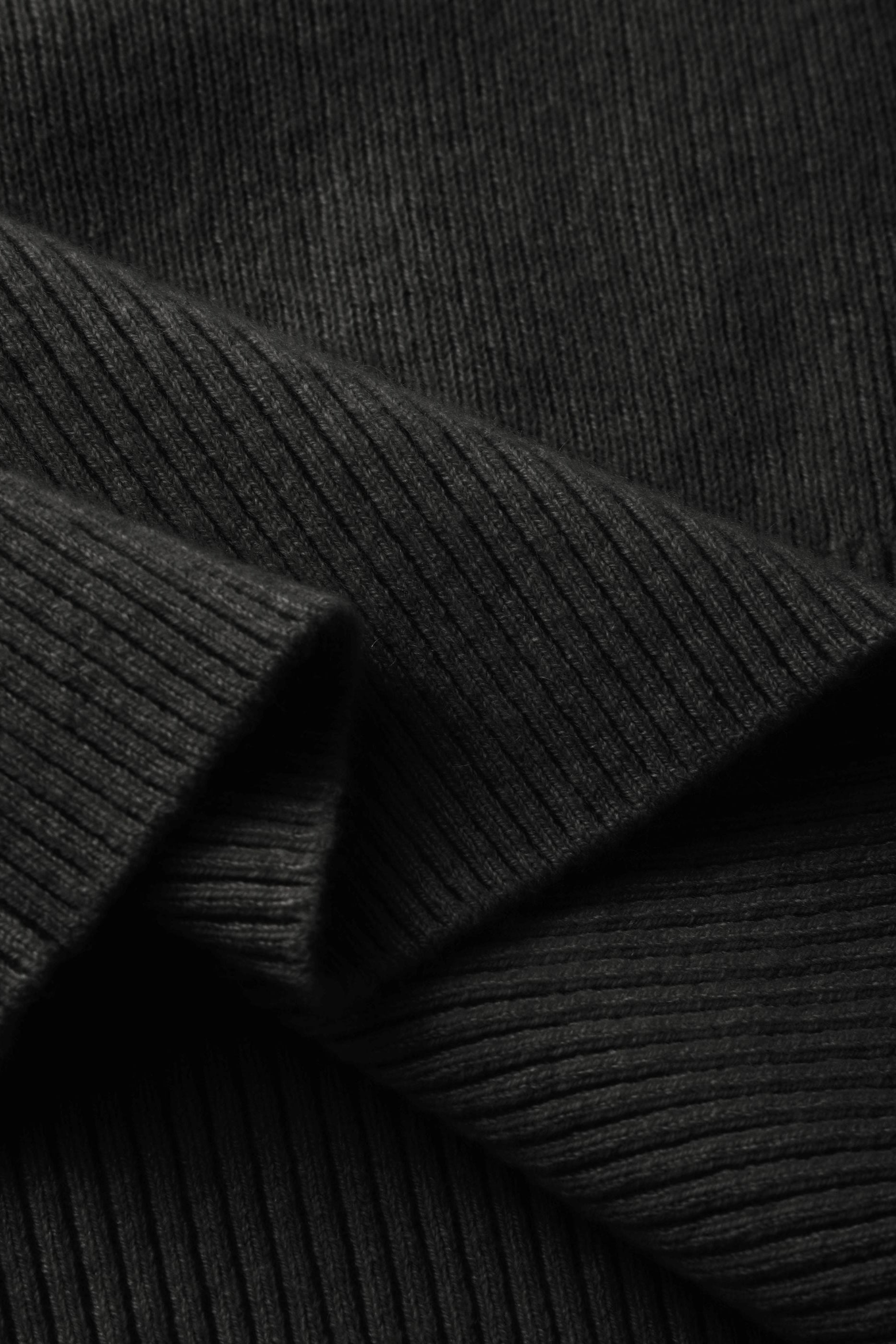 VERENA cotton zip-up jacket (Black)