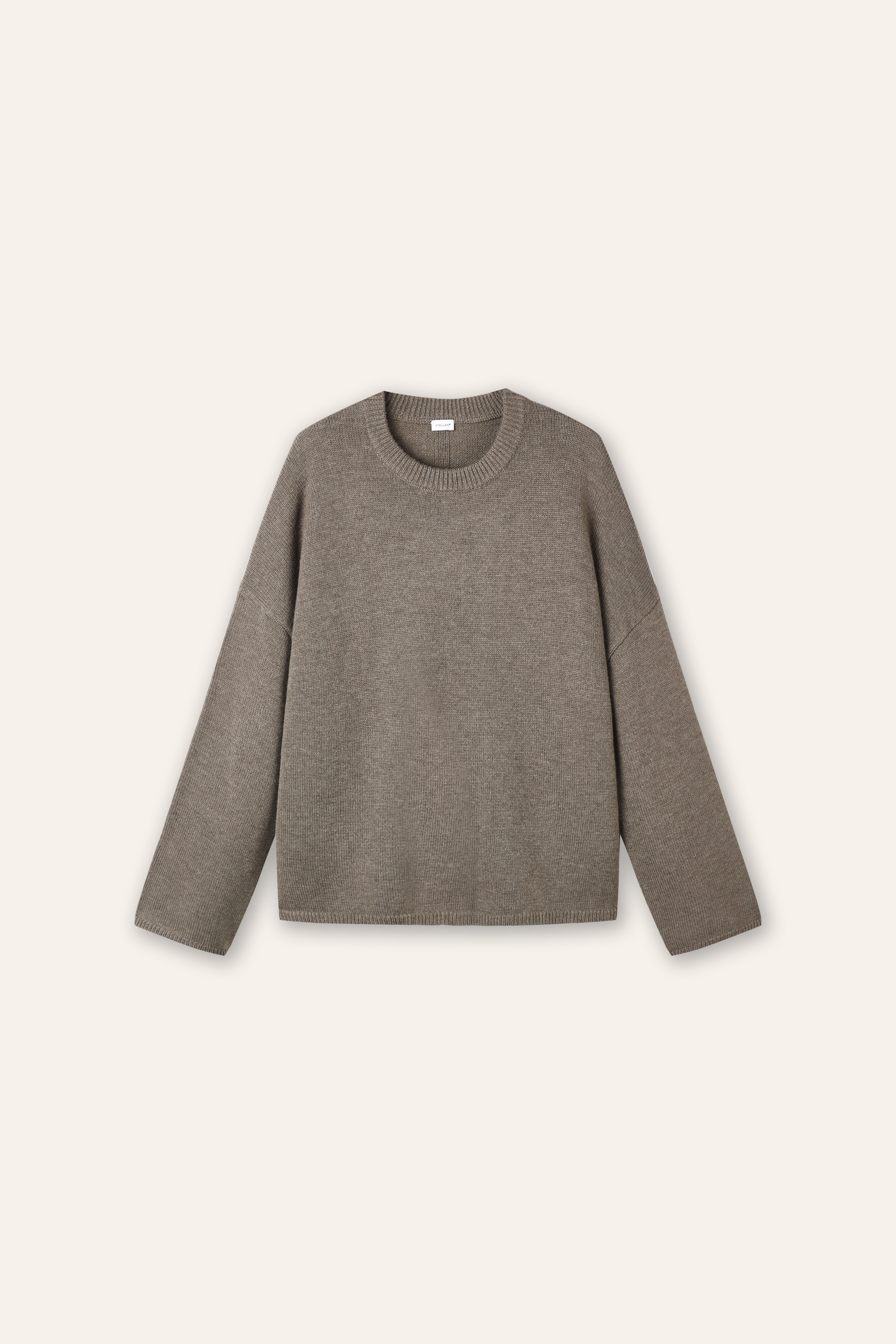 WORLD極細羊毛毛衣(摩卡色)