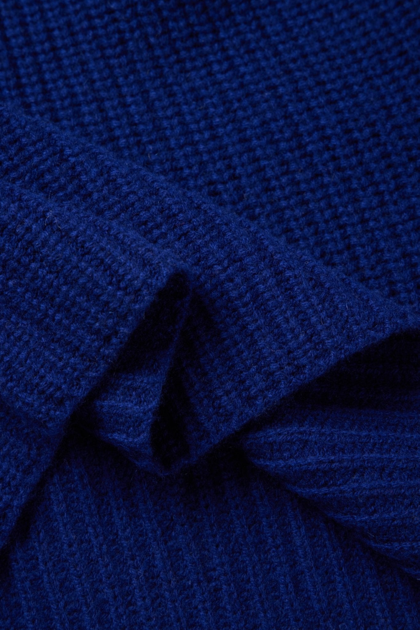 ABBY cashmere midi dress (Navy) - STELLAM