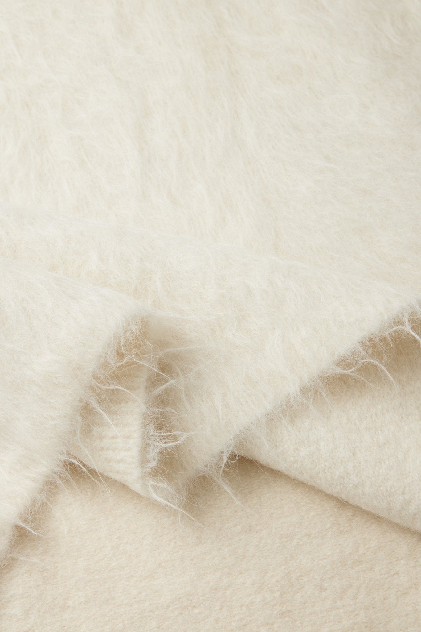 ALPACA wool pullover (White) - STELLAM