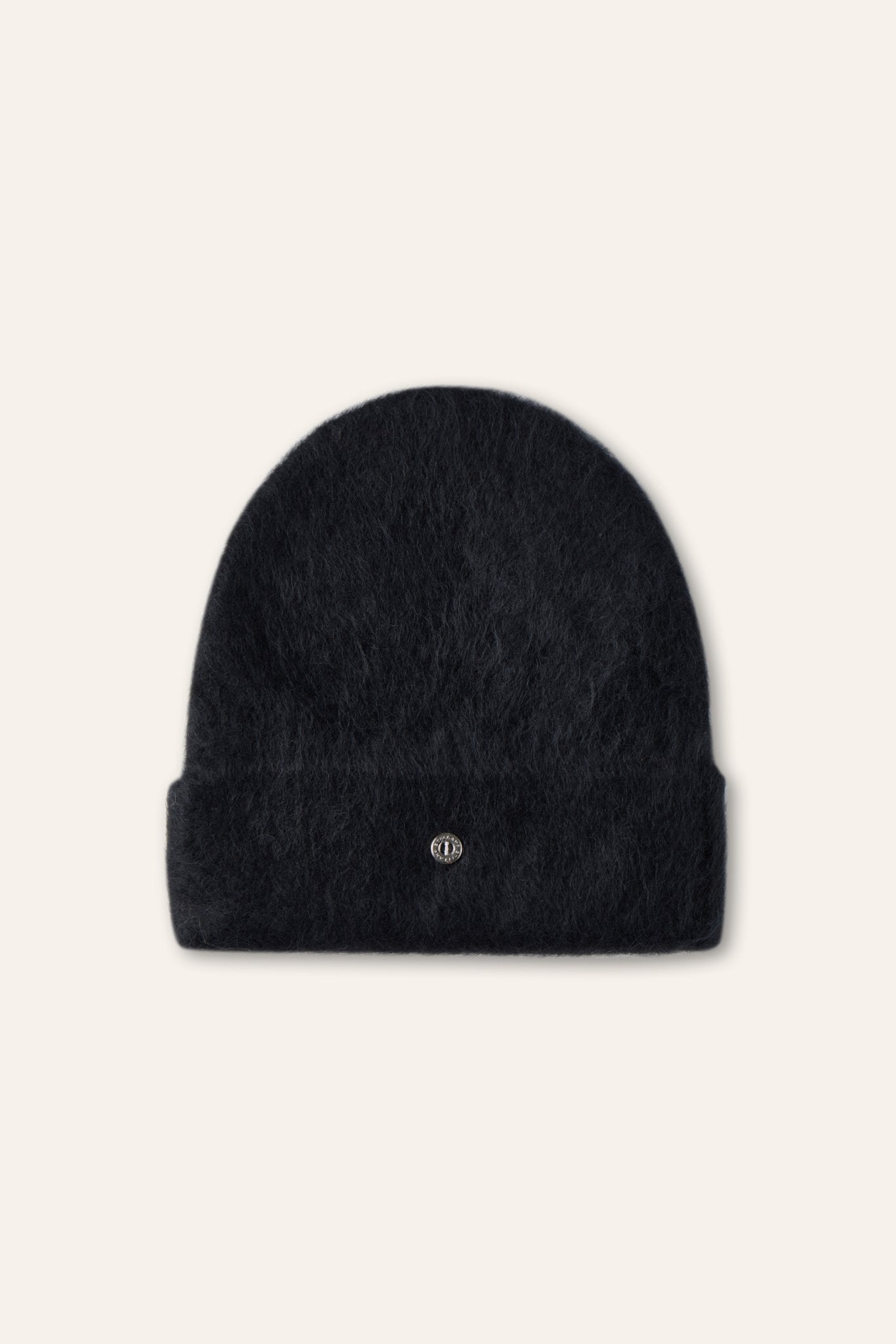 BEANIE alpaca wool hat (Black) - STELLAM