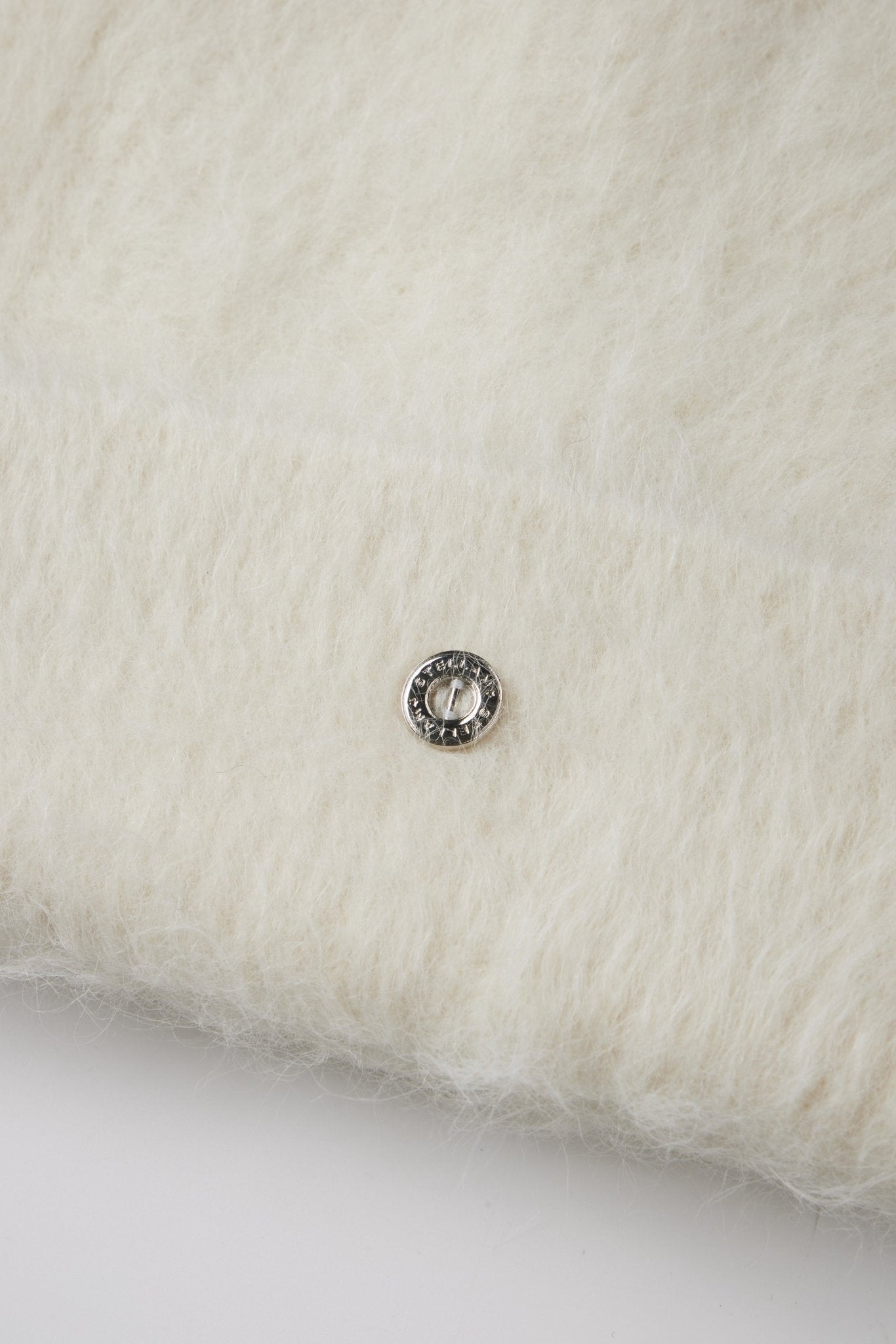 BEANIE alpaca wool hat (White) - STELLAM