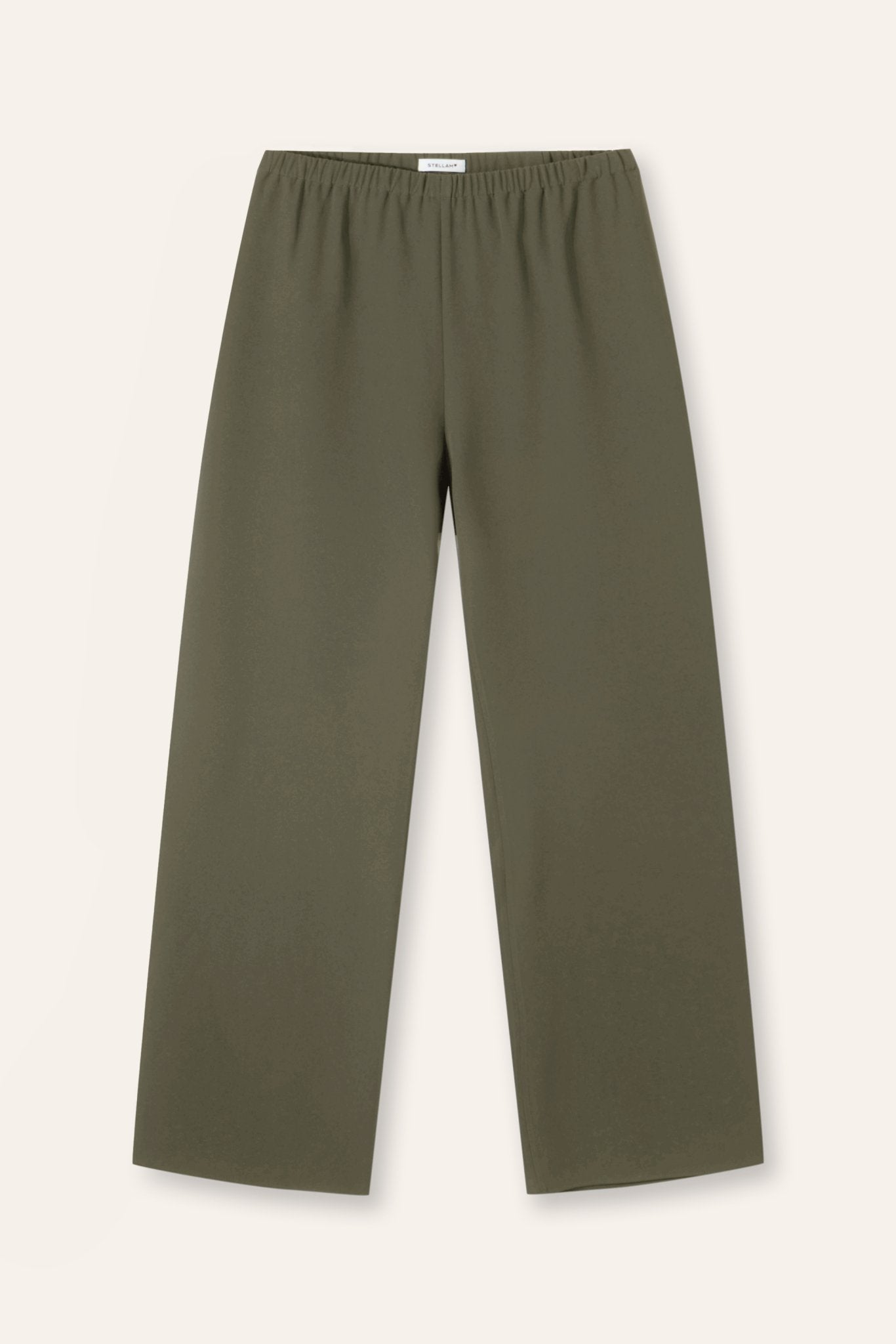 CADY wide-leg pants (Dark green) - STELLAM