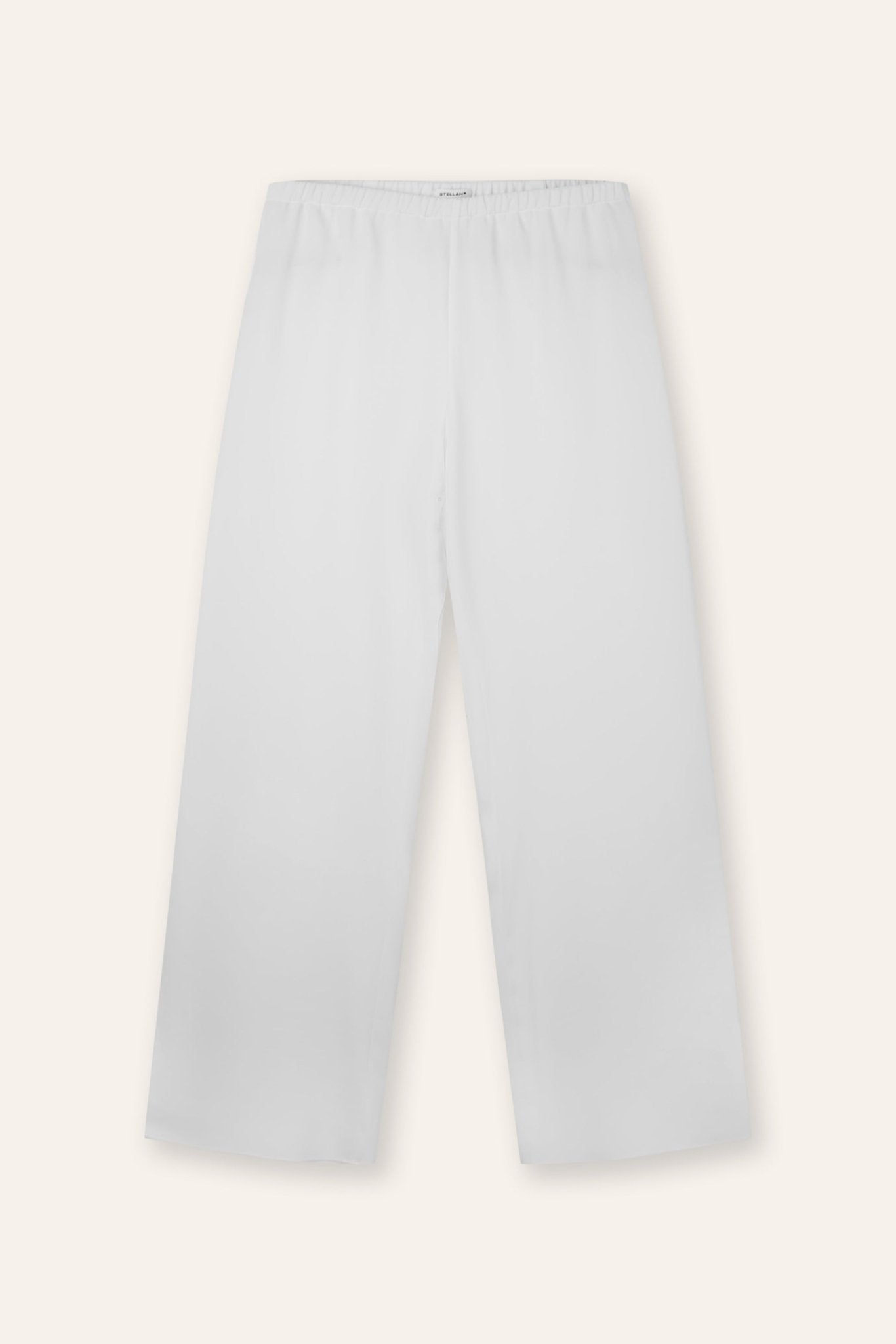 CADY wide-leg pants (White) - STELLAM