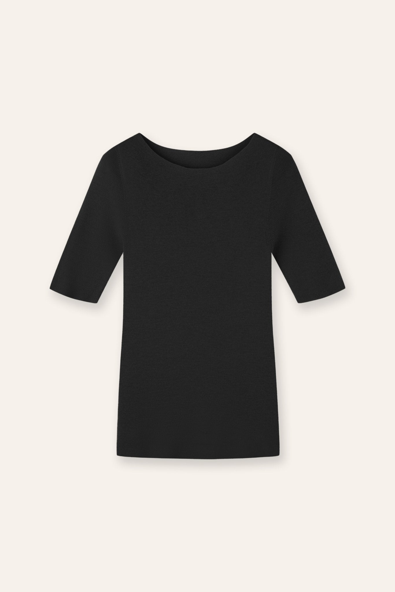 Carol superfine merino wool top (Black) - STELLAM