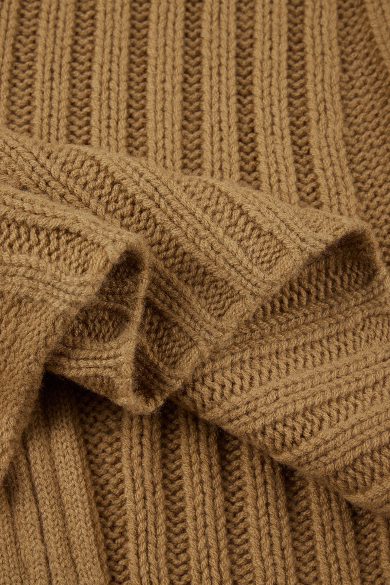 CATHY wool zip jacket (Camel) - STELLAM