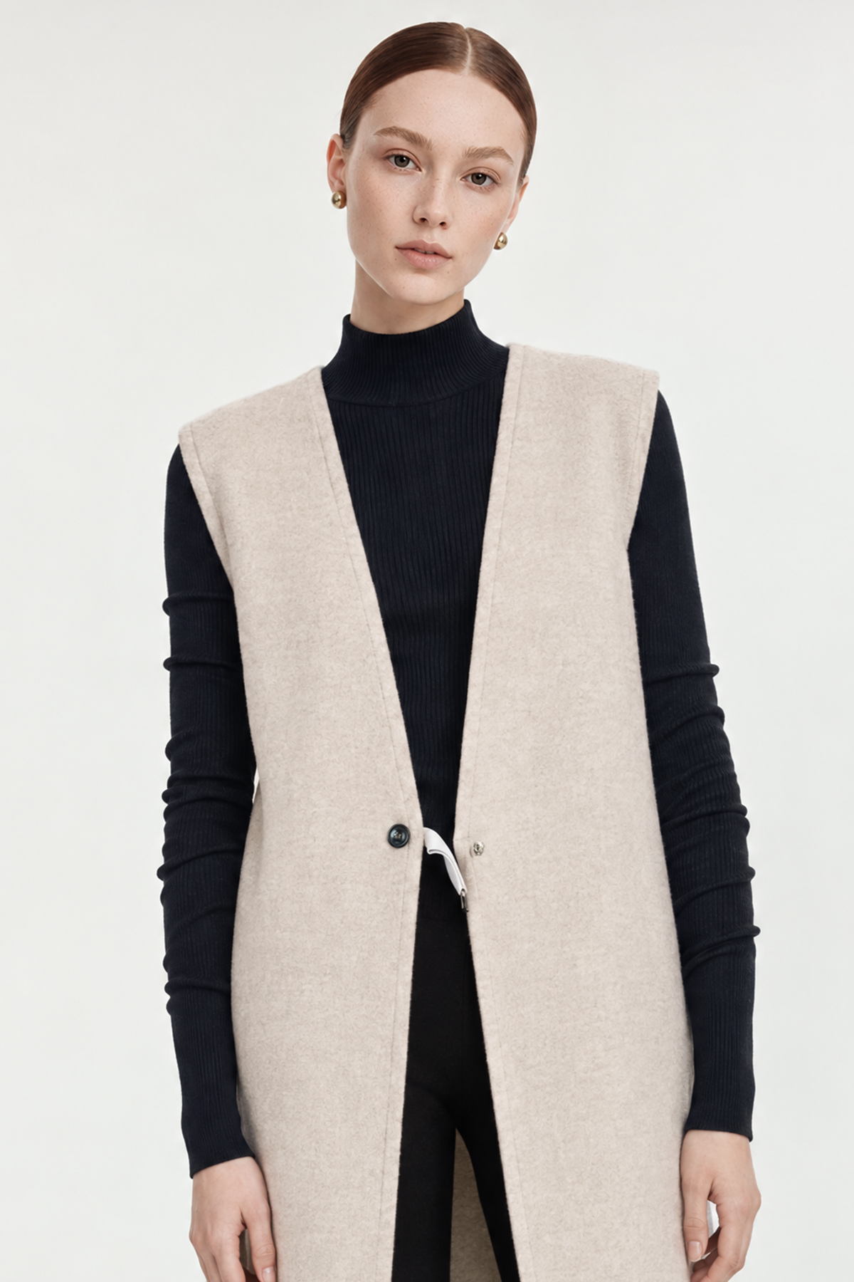 CLY premier wool seamless top (Black)