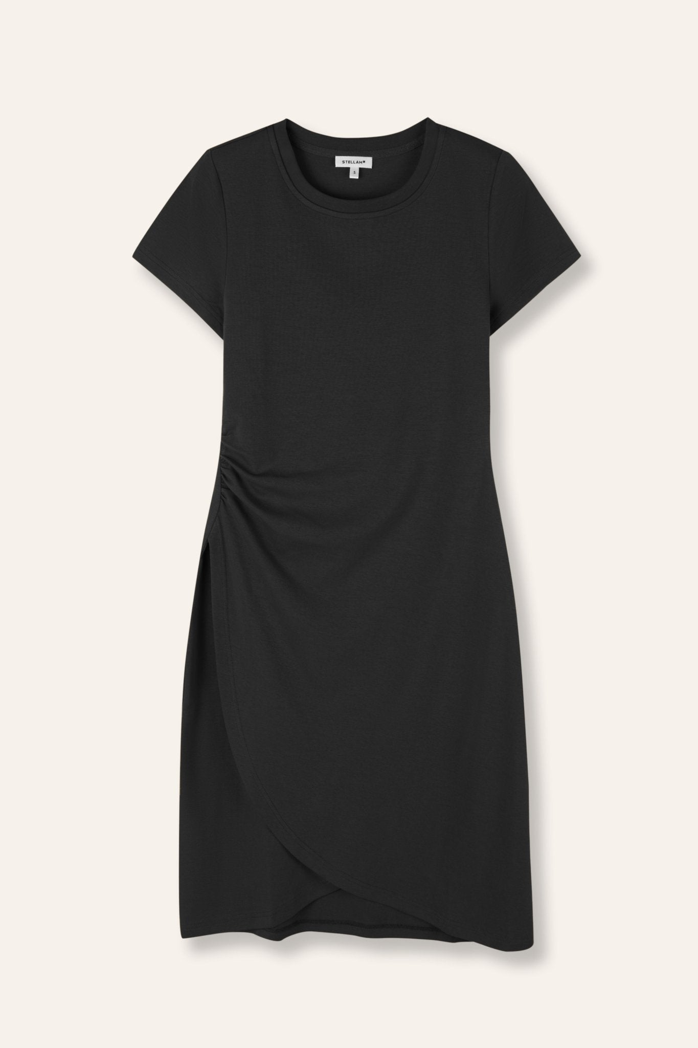 COBE 2.0 cotton dress (Black) - STELLAM