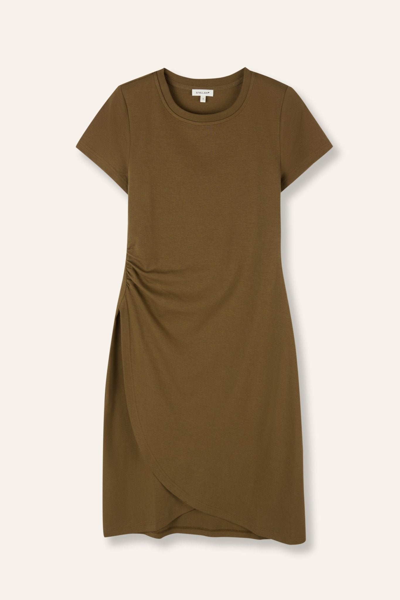 COBE 2.0 cotton dress (Brown) - STELLAM