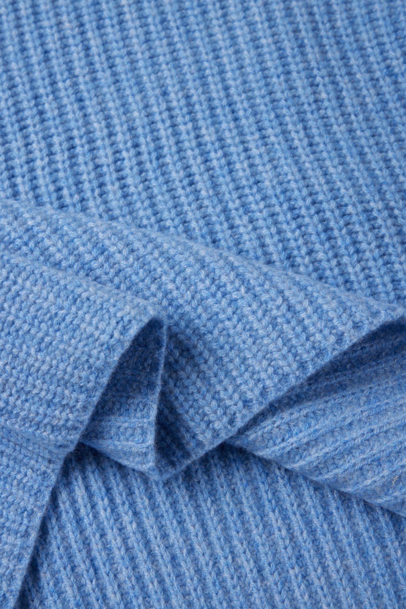 COCO cashmere cropped tank top (Denim blue) - STELLAM