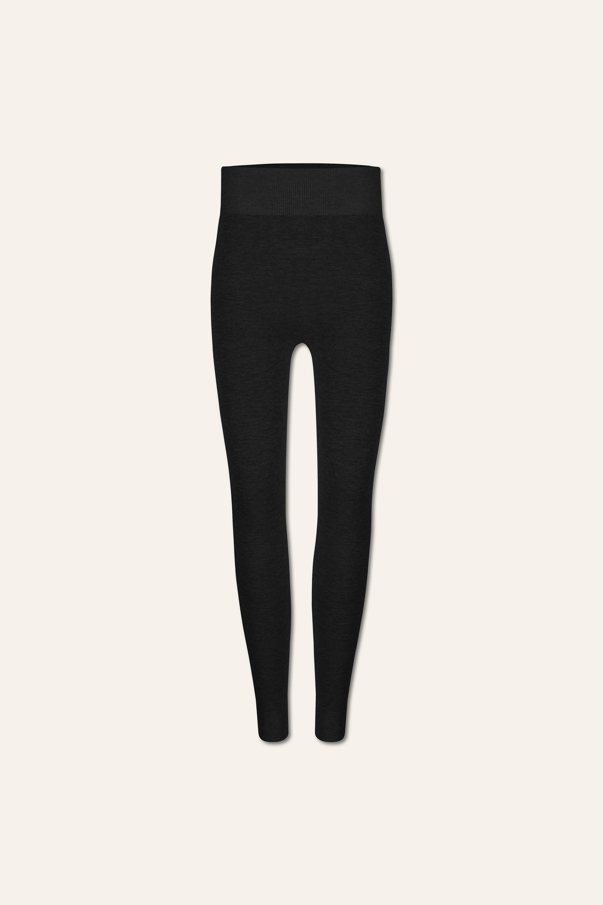 COSY seamless extra-fine wool leggings (Black)