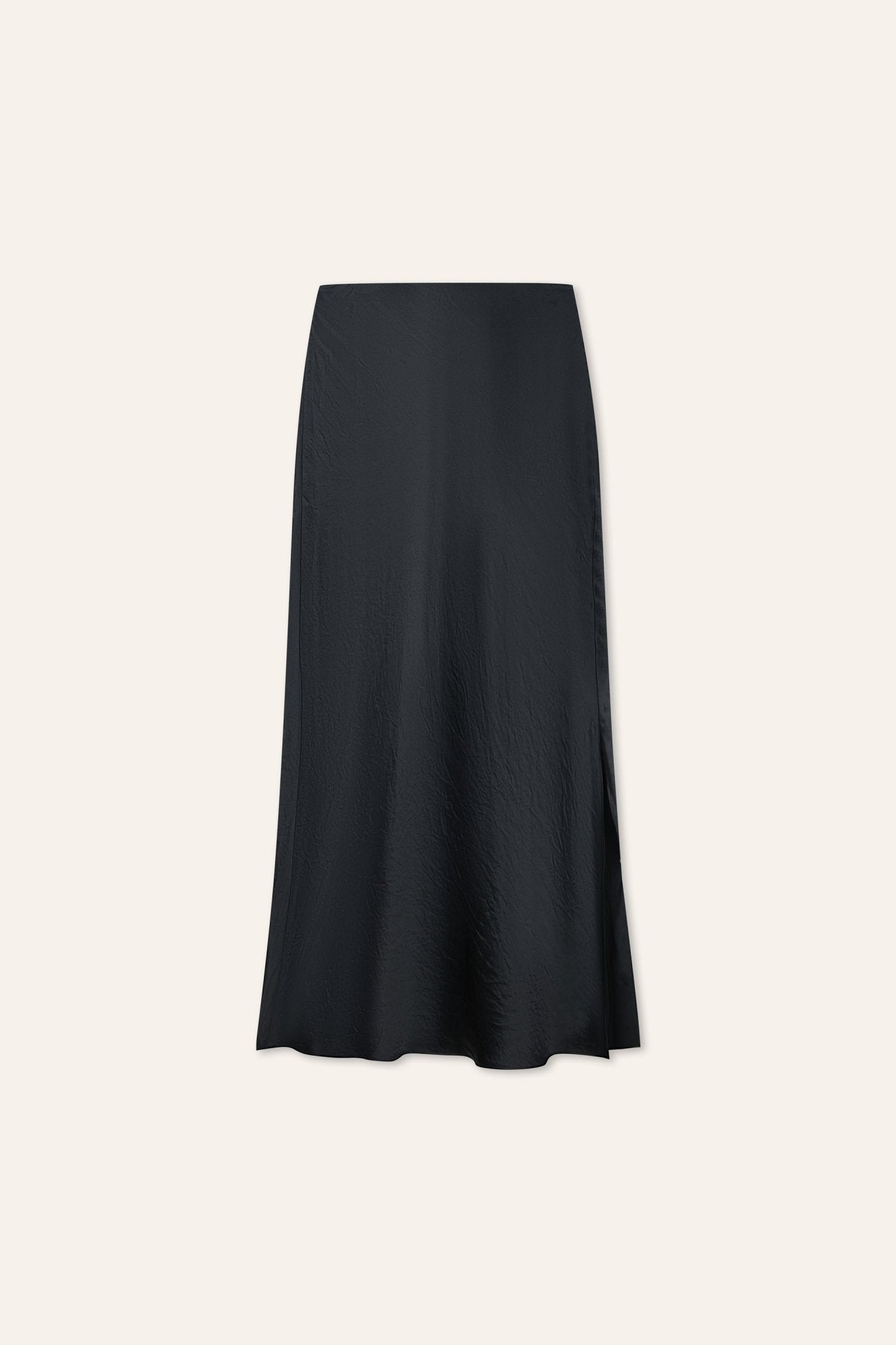 CYNTHIA naia midi skirt (Black) - STELLAM